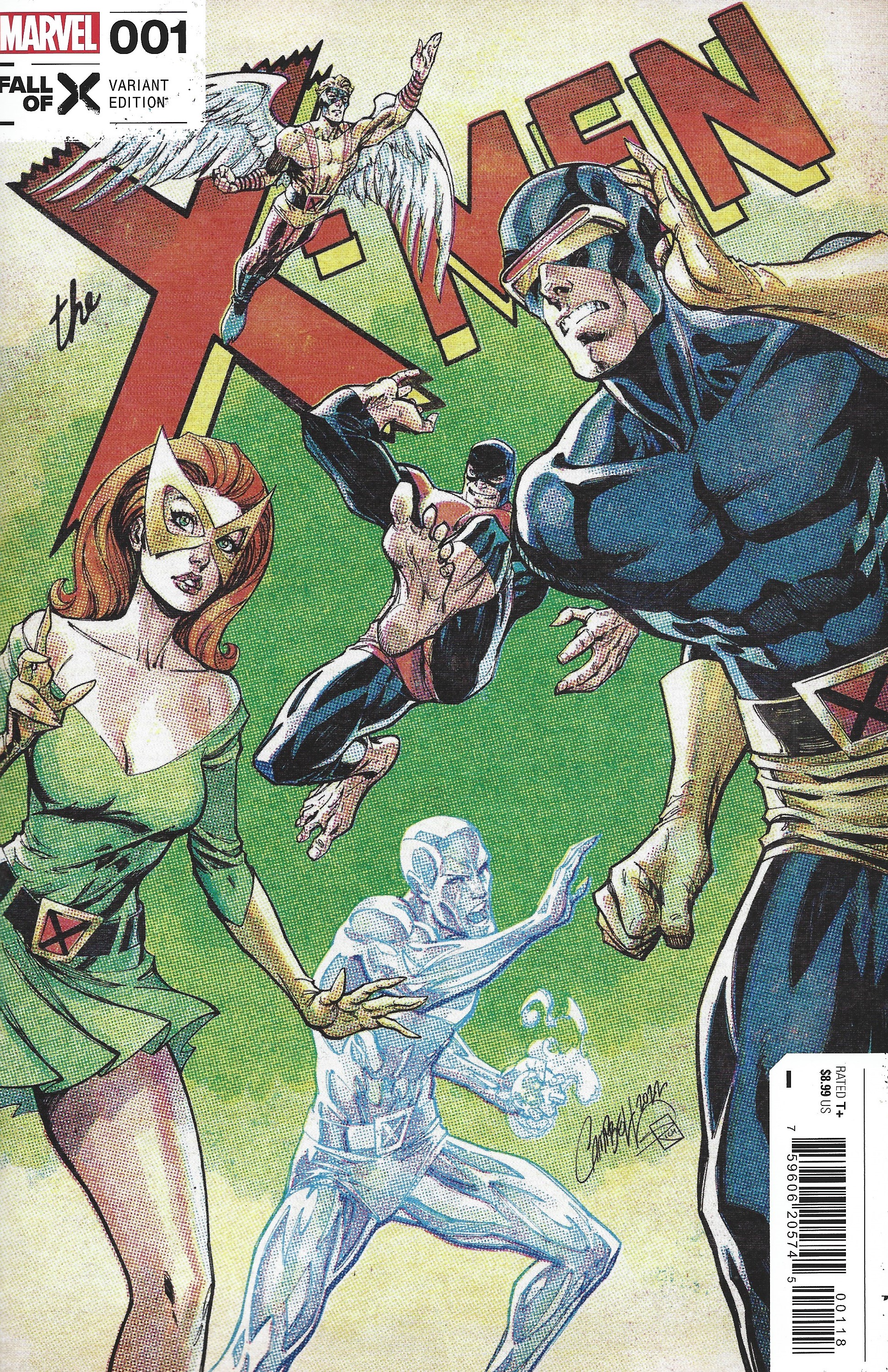X-Men Hellfire Gala 2023 #1 1:200 J Scott Campbell Retro Variant