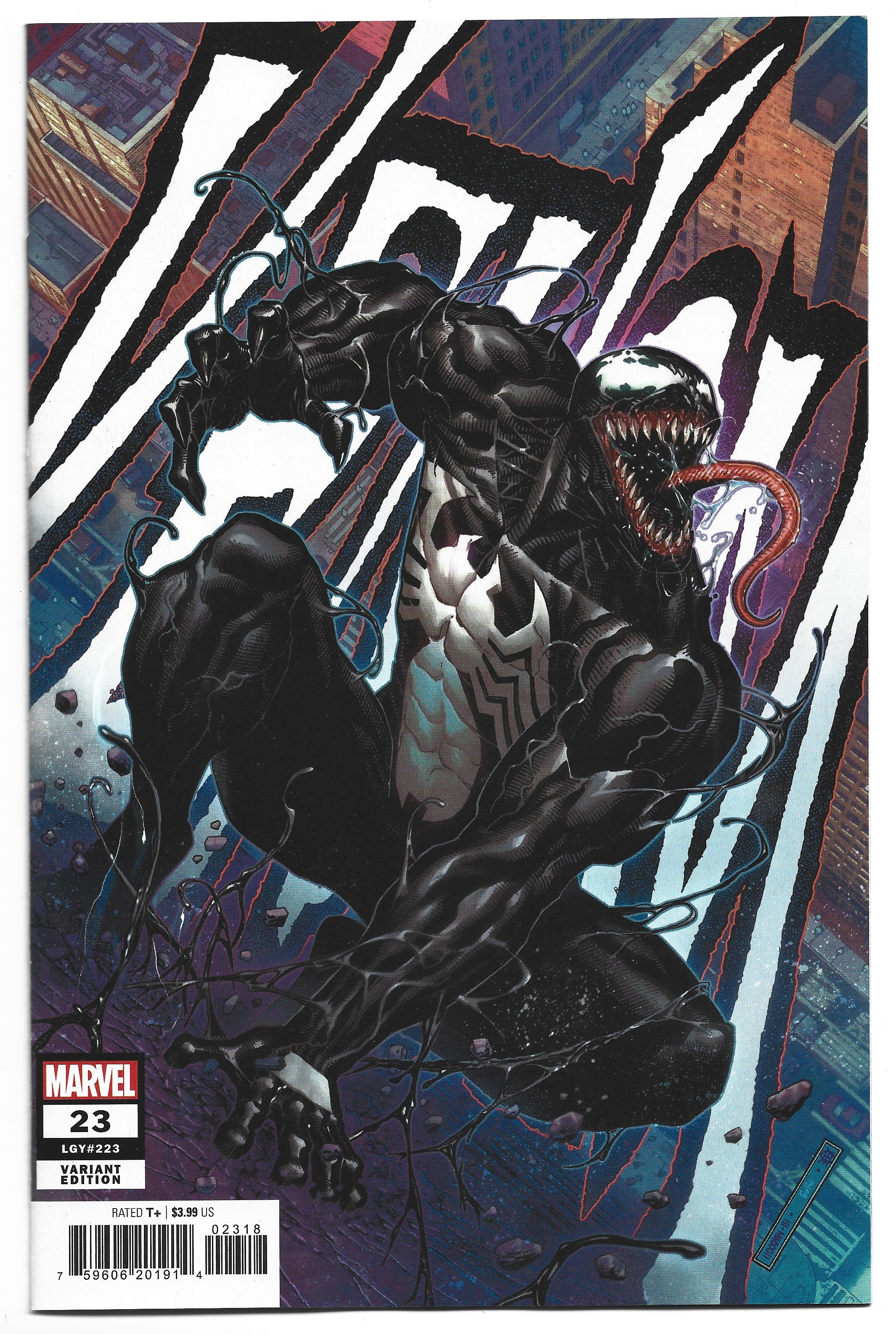 Venom #23 1:50 Jim Cheung Variant Al Ewing Variant Marvel 2021 VF