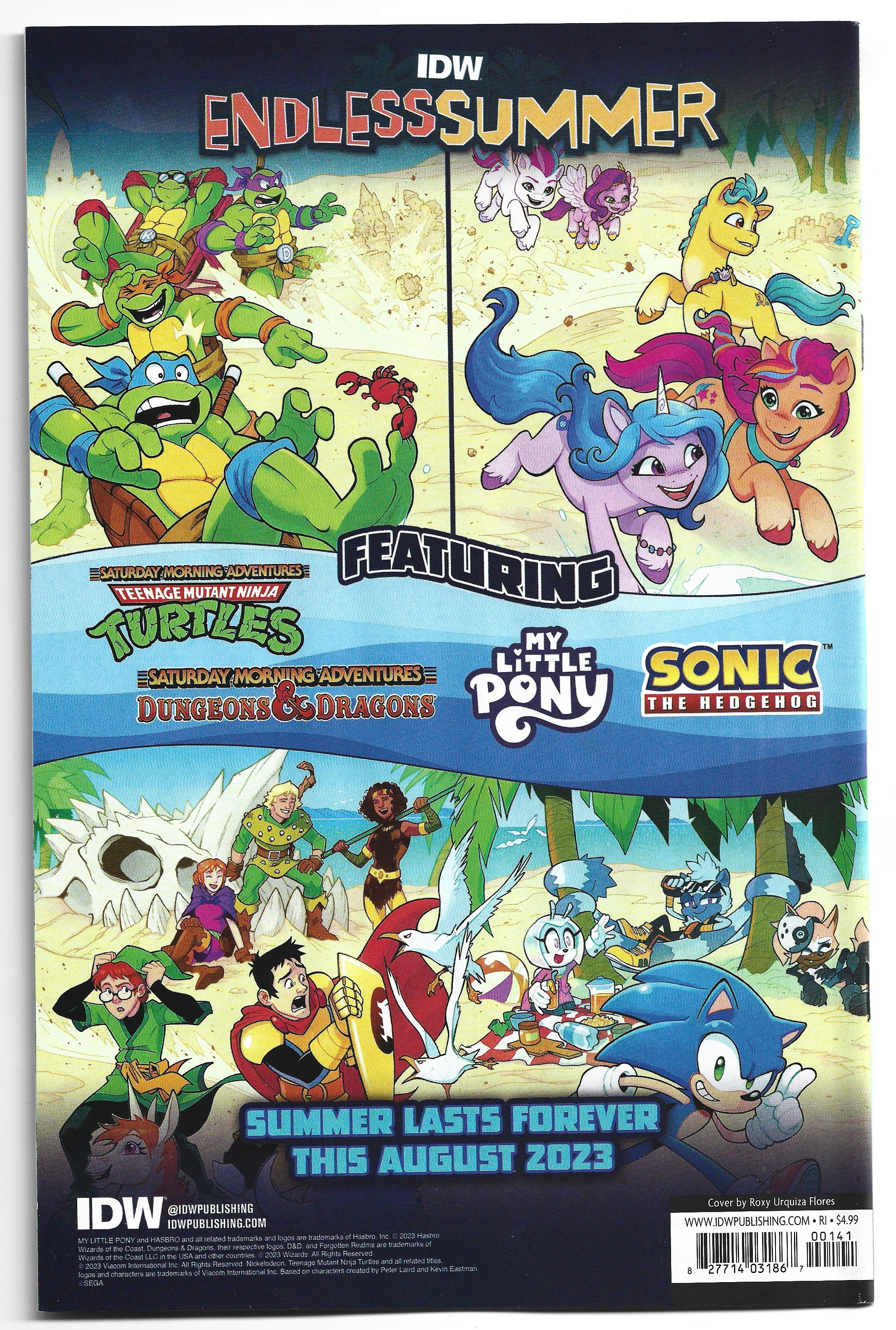 Teenage Mutant Ninja Turtles Saturday Morning Adv Endless Summer
