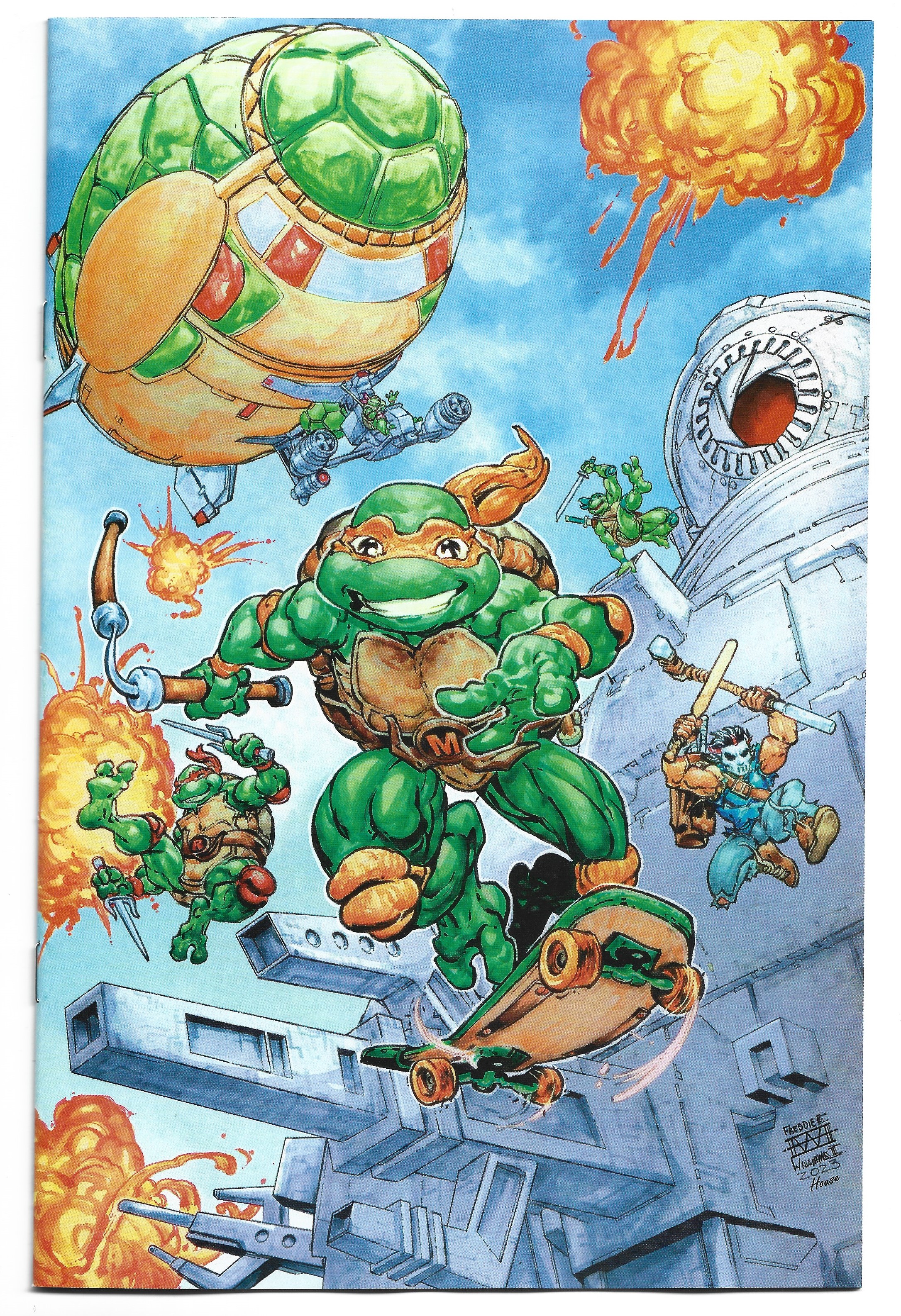 Teenage Mutant Ninja Turtles Saturday Morning Adv #4 1:25 Williams