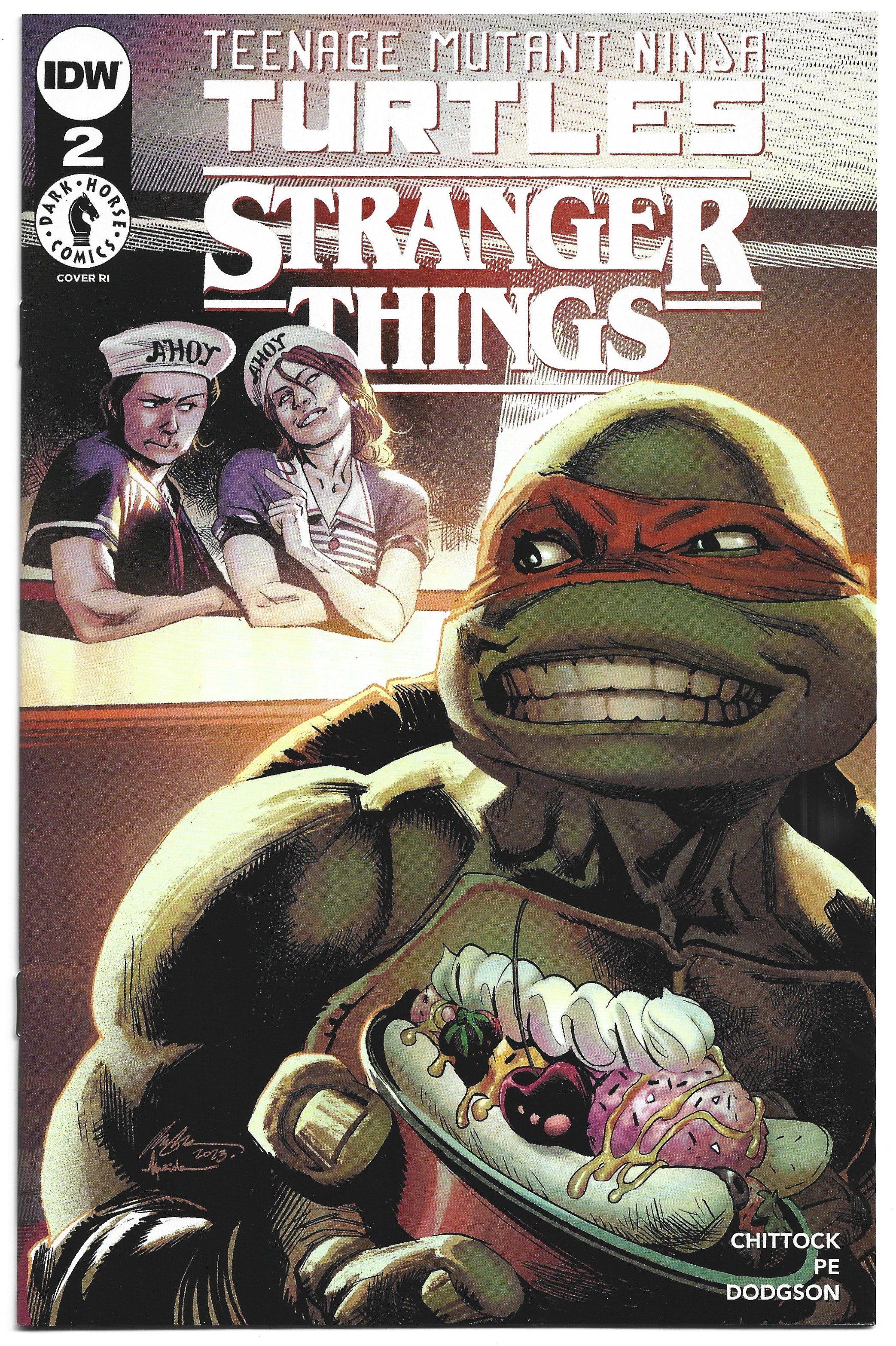 Teenage Mutant Ninja Turtles Stranger Things #2 1:50 Albuquerque