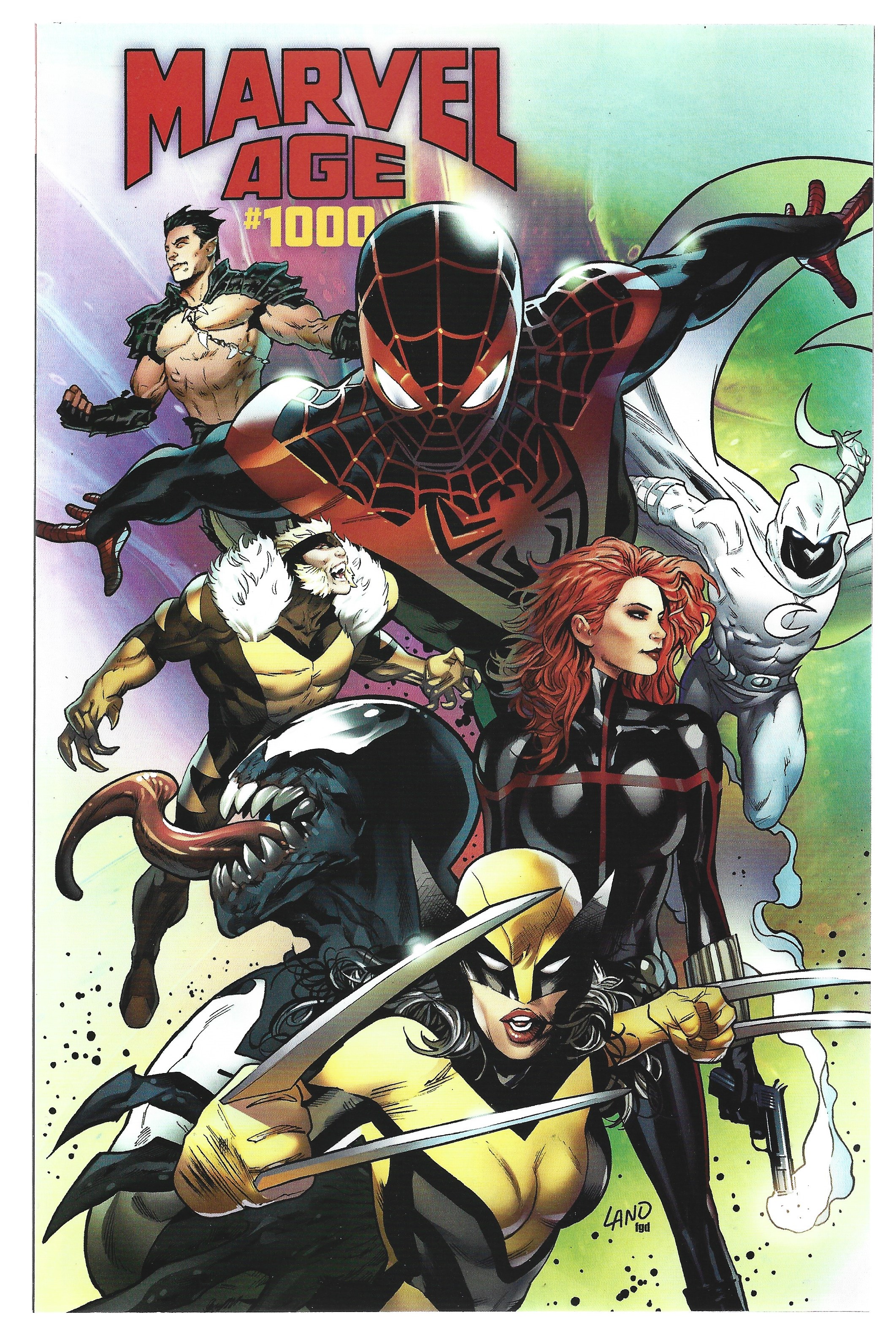 Marvel Age #1000 1:50 Greg Land Variant Marvel 2023 VF/NM