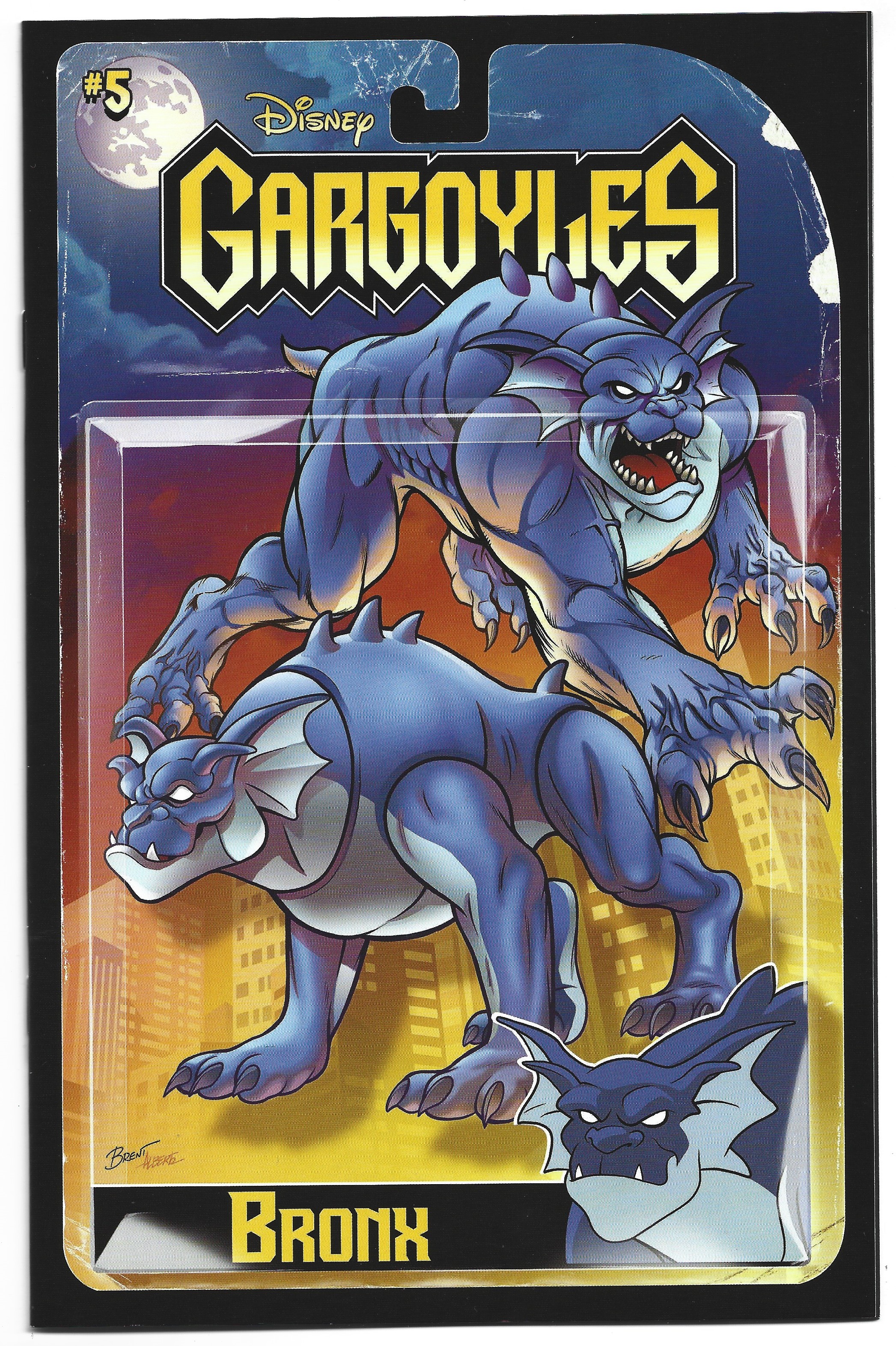 Gargoyles #5 1:25 Action Figure Variant Bronx Dynamite 2022 VF/NM