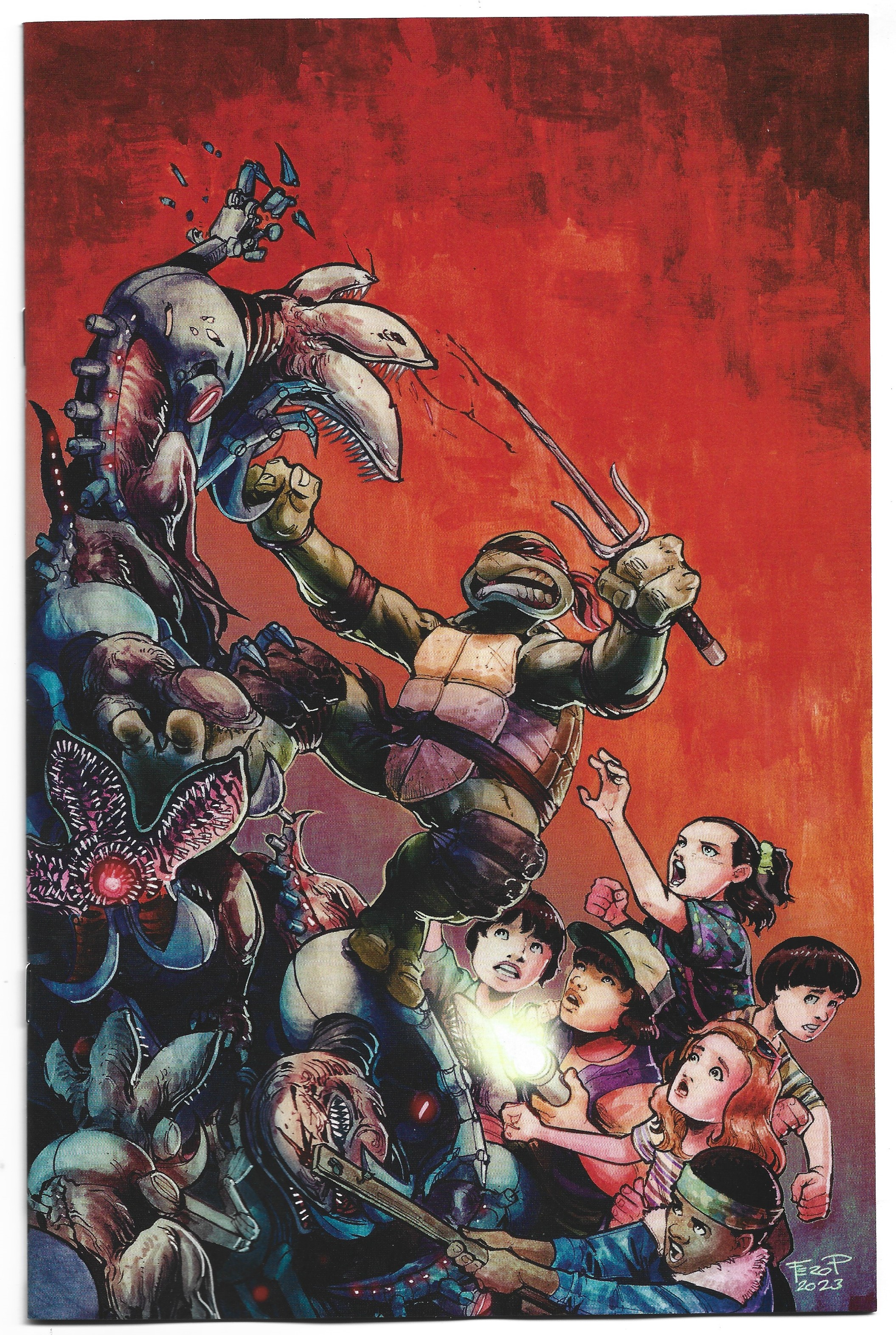 Teenage Mutant Ninja Turtles Stranger Things #3 1:25 Fero Pe