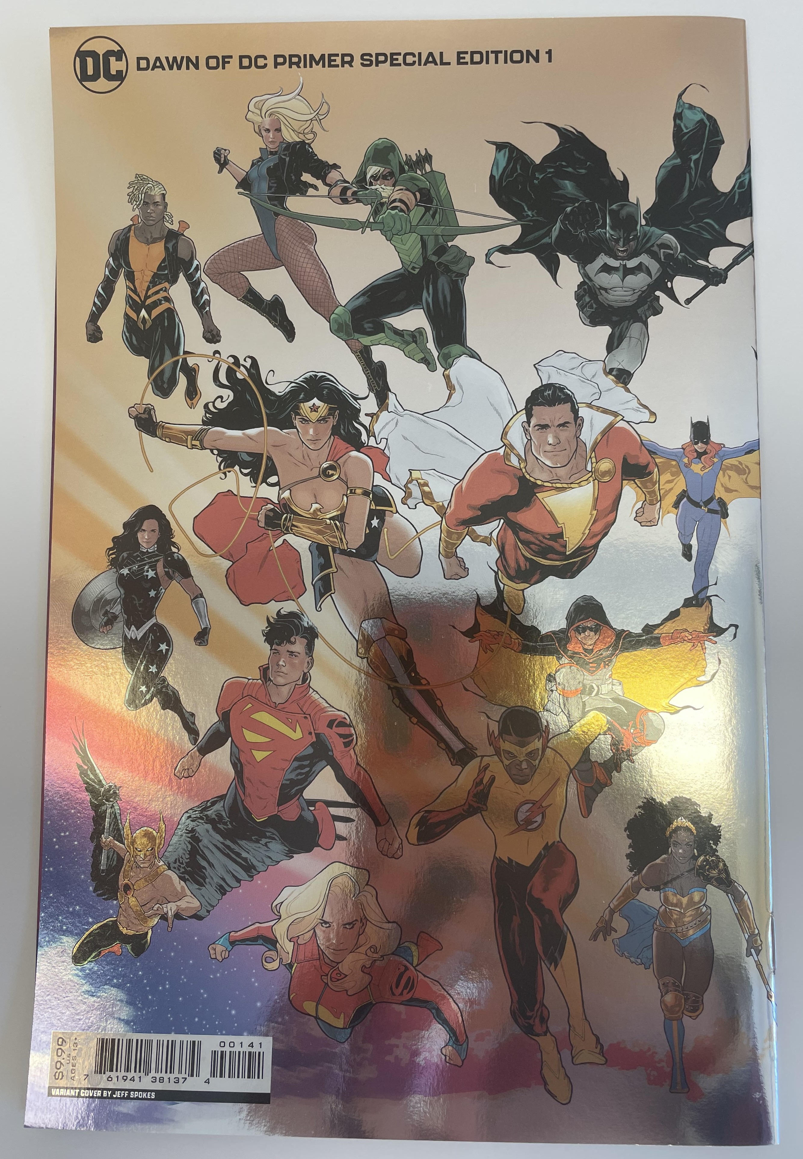 Dawn of DC Primer Special Edition #1 Jeff Spokes Foil Variant DC