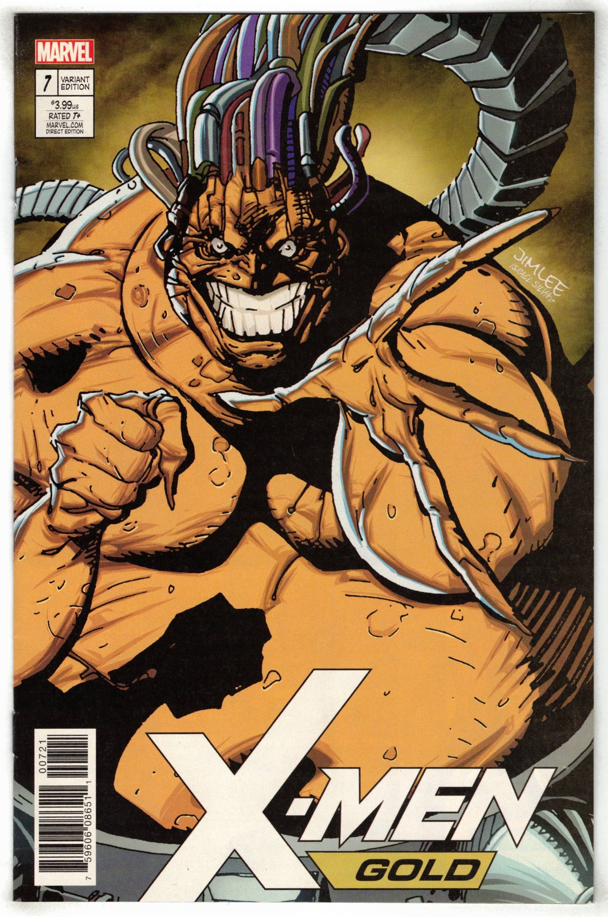 X-Men Gold #7 Jim Lee Trading Card Variant Mojo Marvel 2017 VF/NM