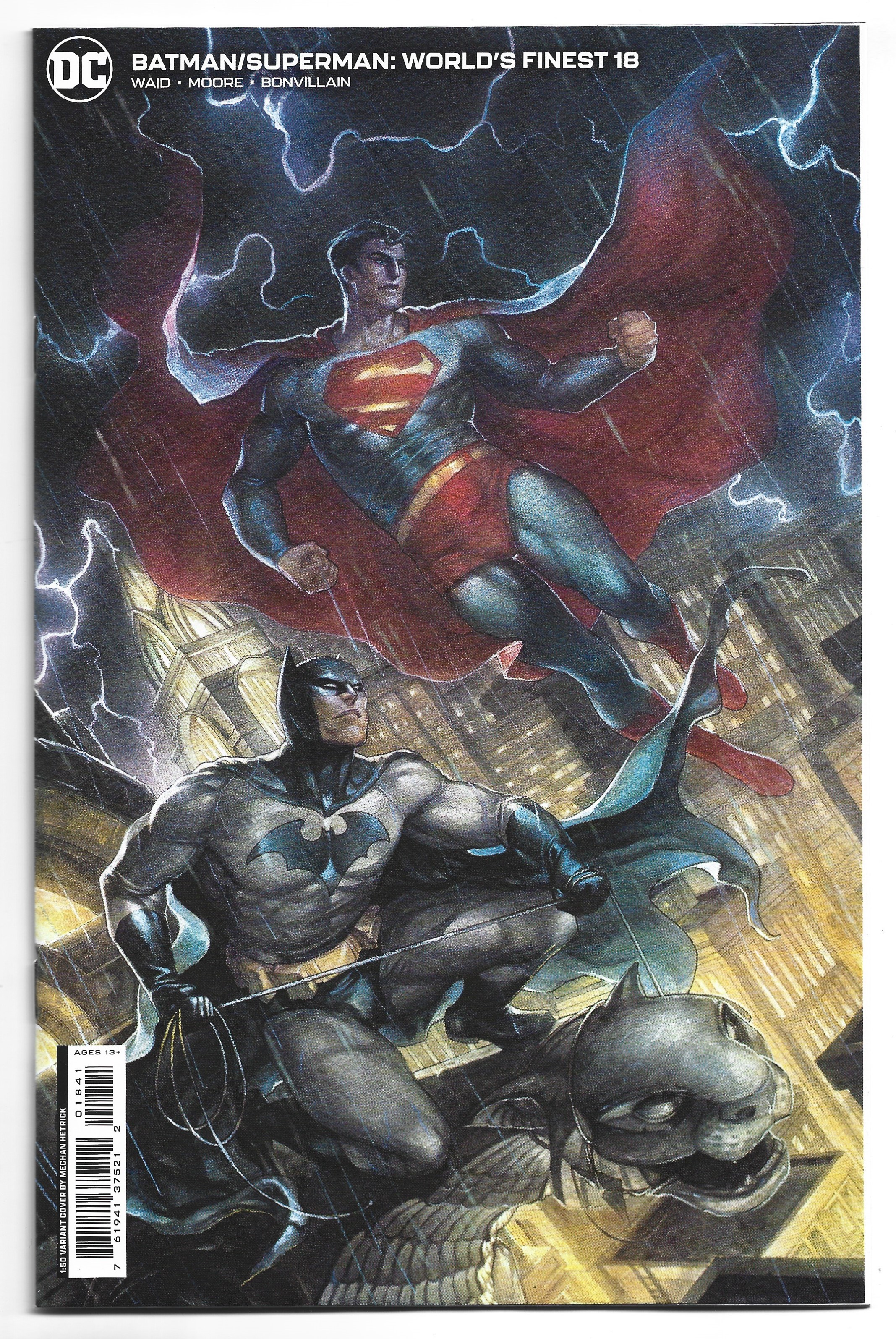 Batman Superman World's Finest #18 1:50 Meghan Hetrick Variant DC
