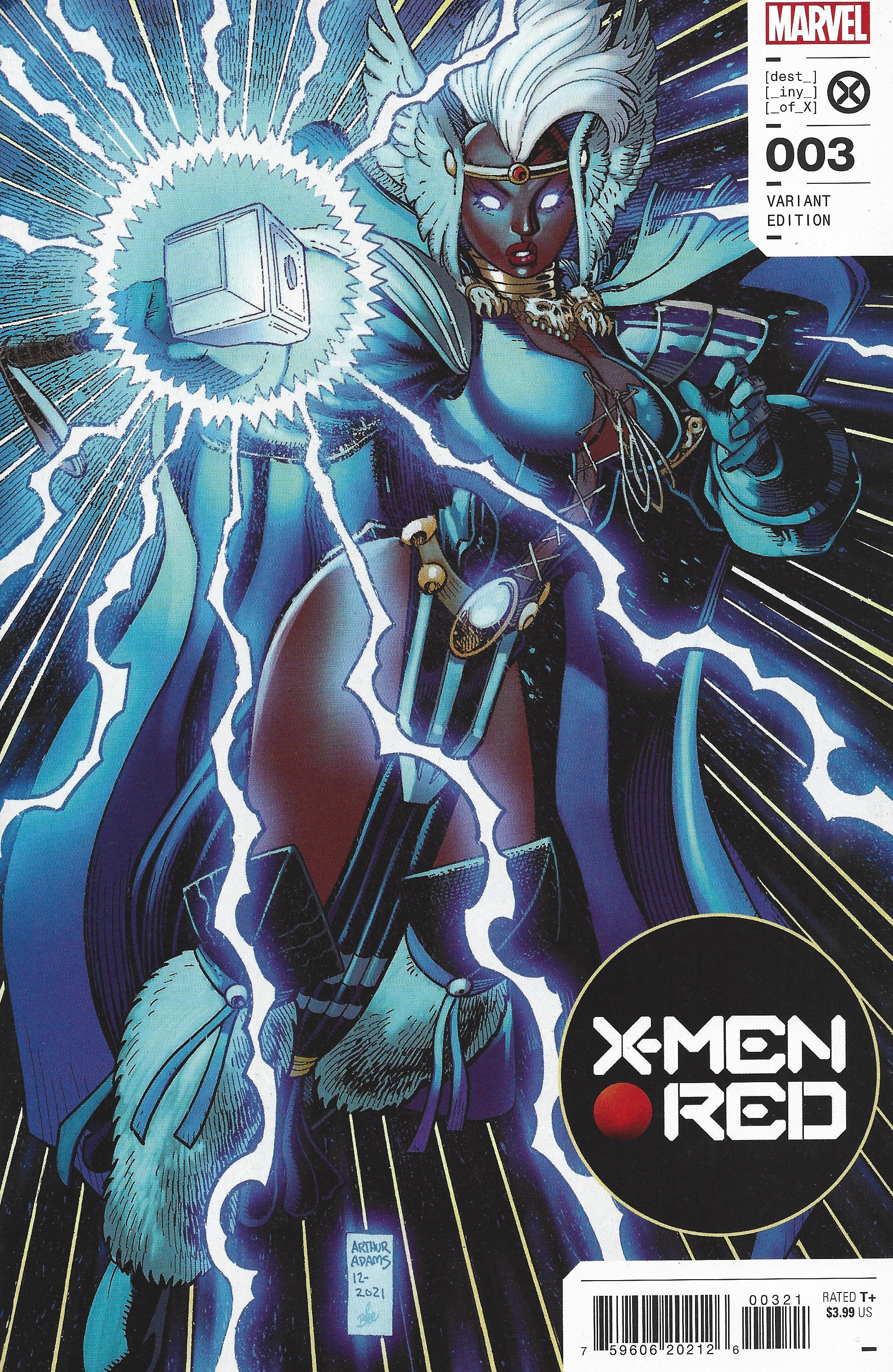 X-Men Red #3 1:25 Arthur Adams Variant Storm Marvel 2022
