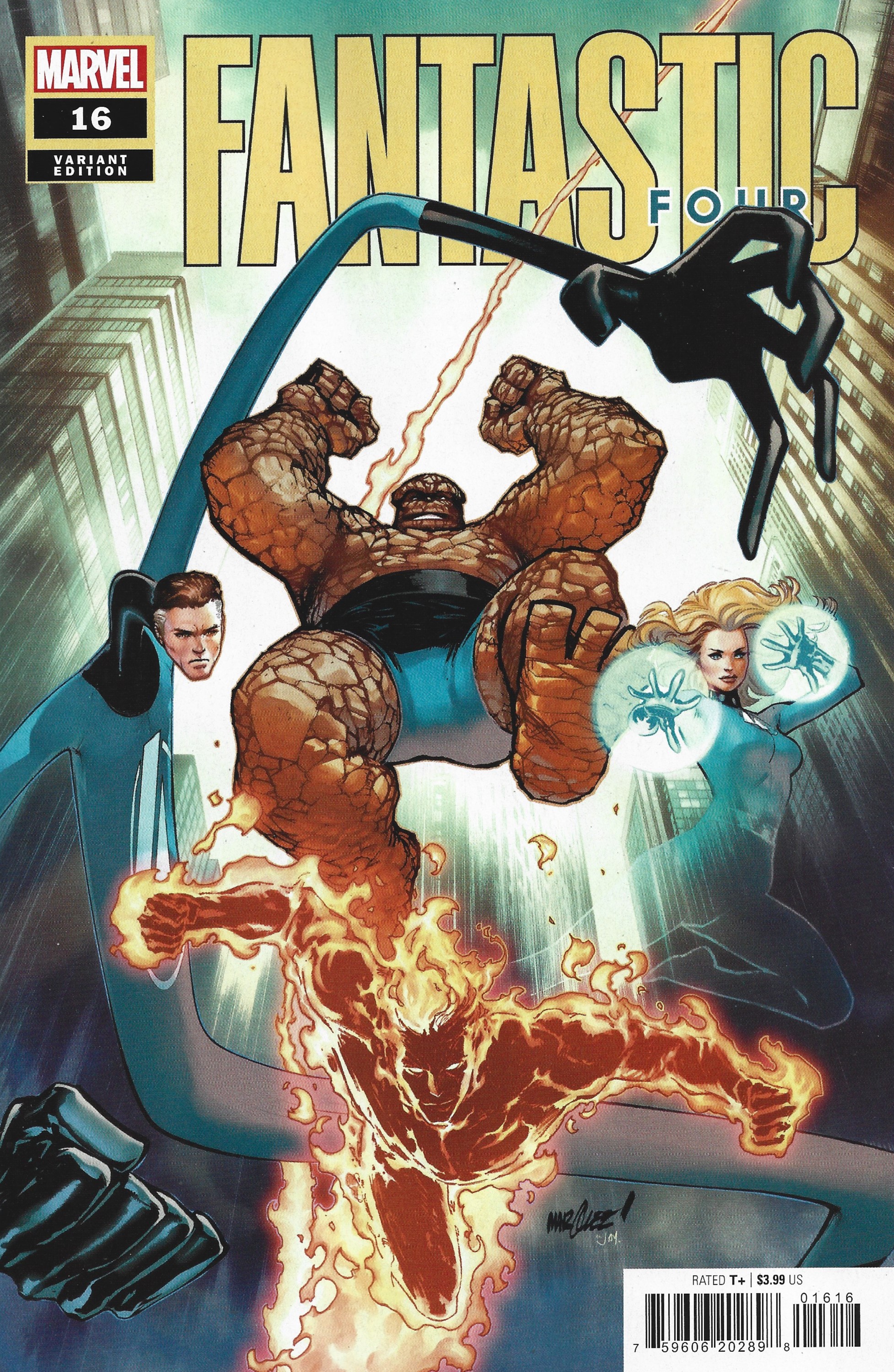 Fantastic Four #16 1:25 David Marquez Variant Marvel 2023