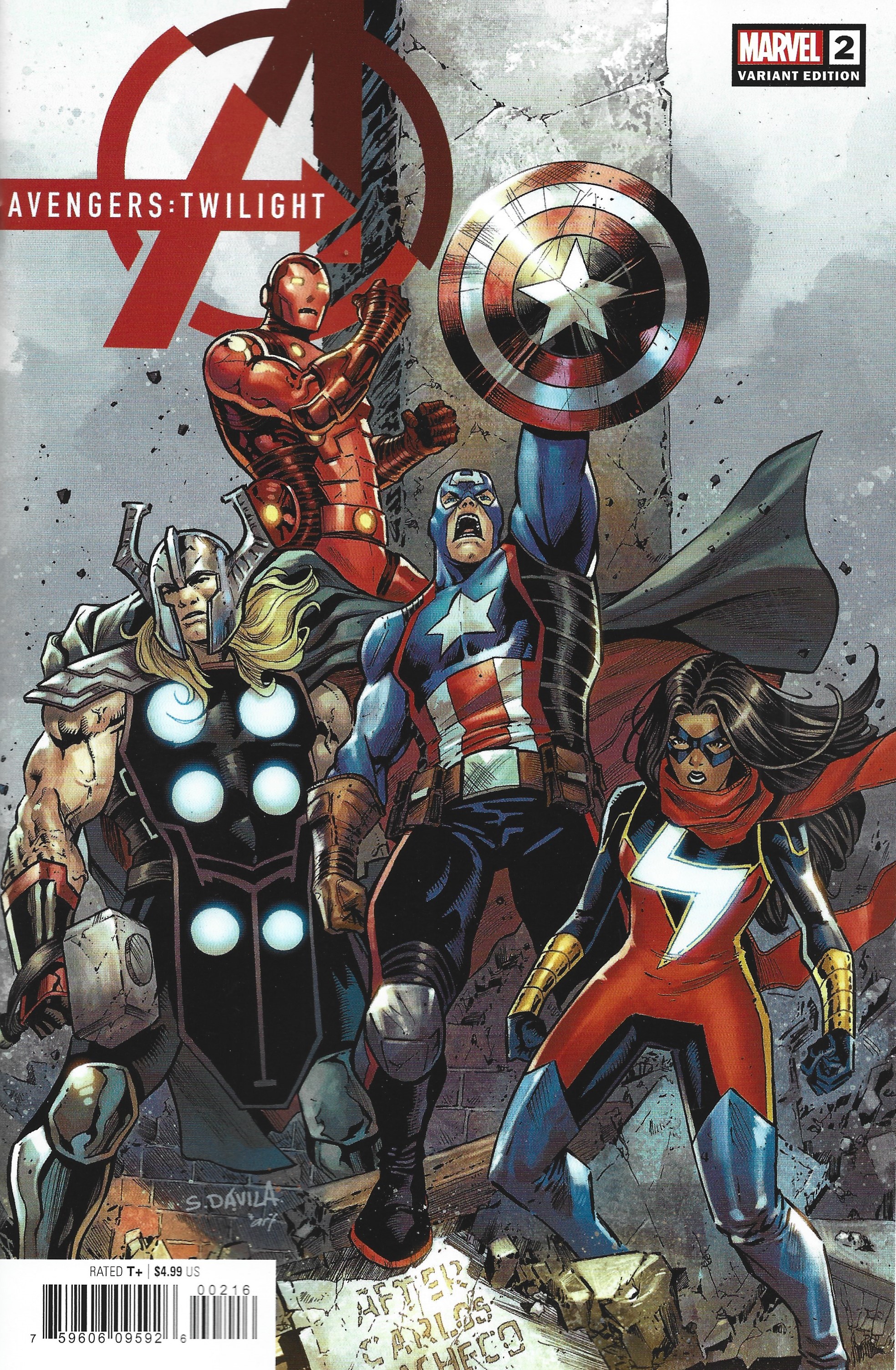 Avengers Twilight #2 1:25 Sergio Davila Variant Chip Zdarsky