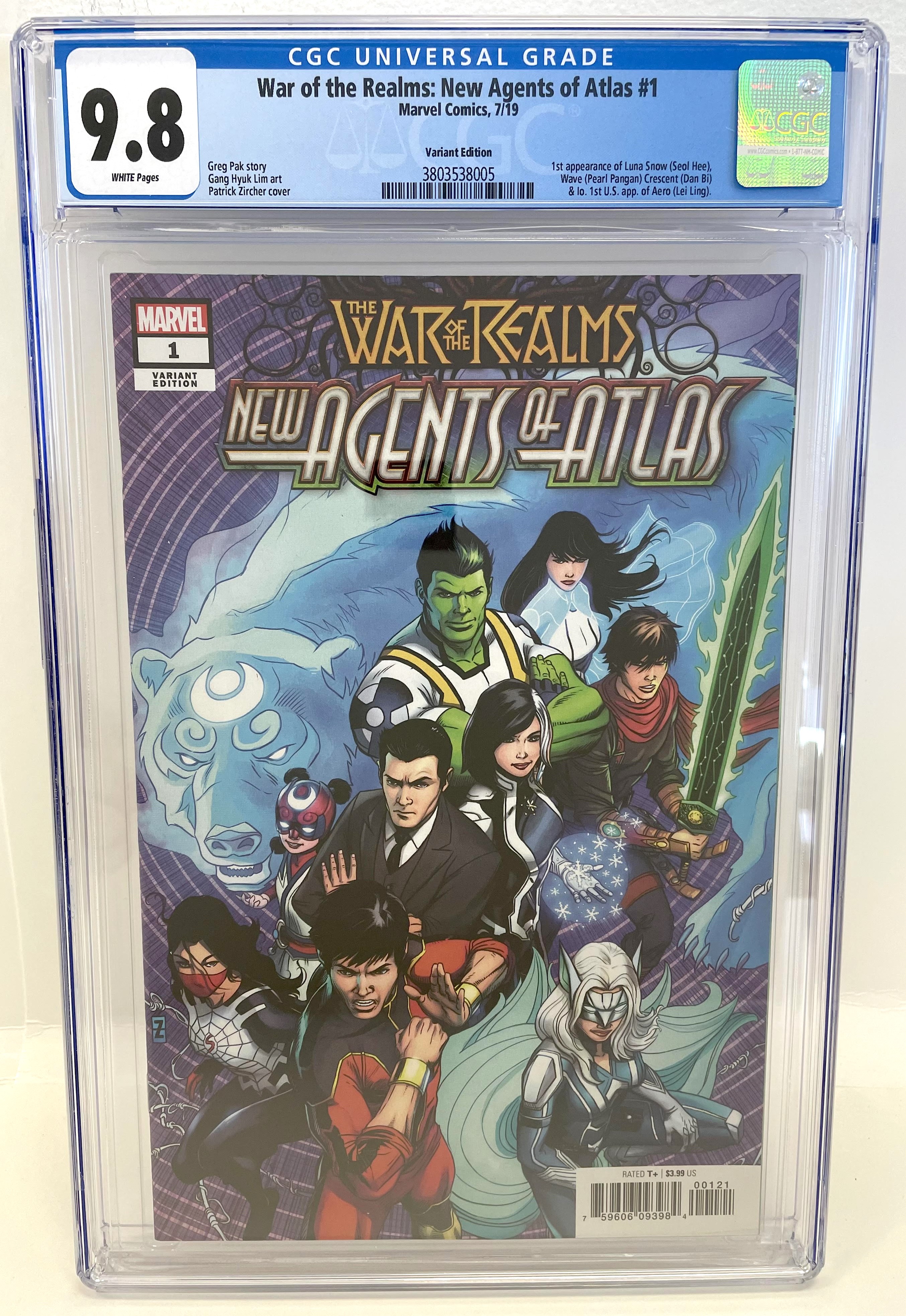 War of the Realms New Agents of Atlas #1 1:50 Zircher Variant