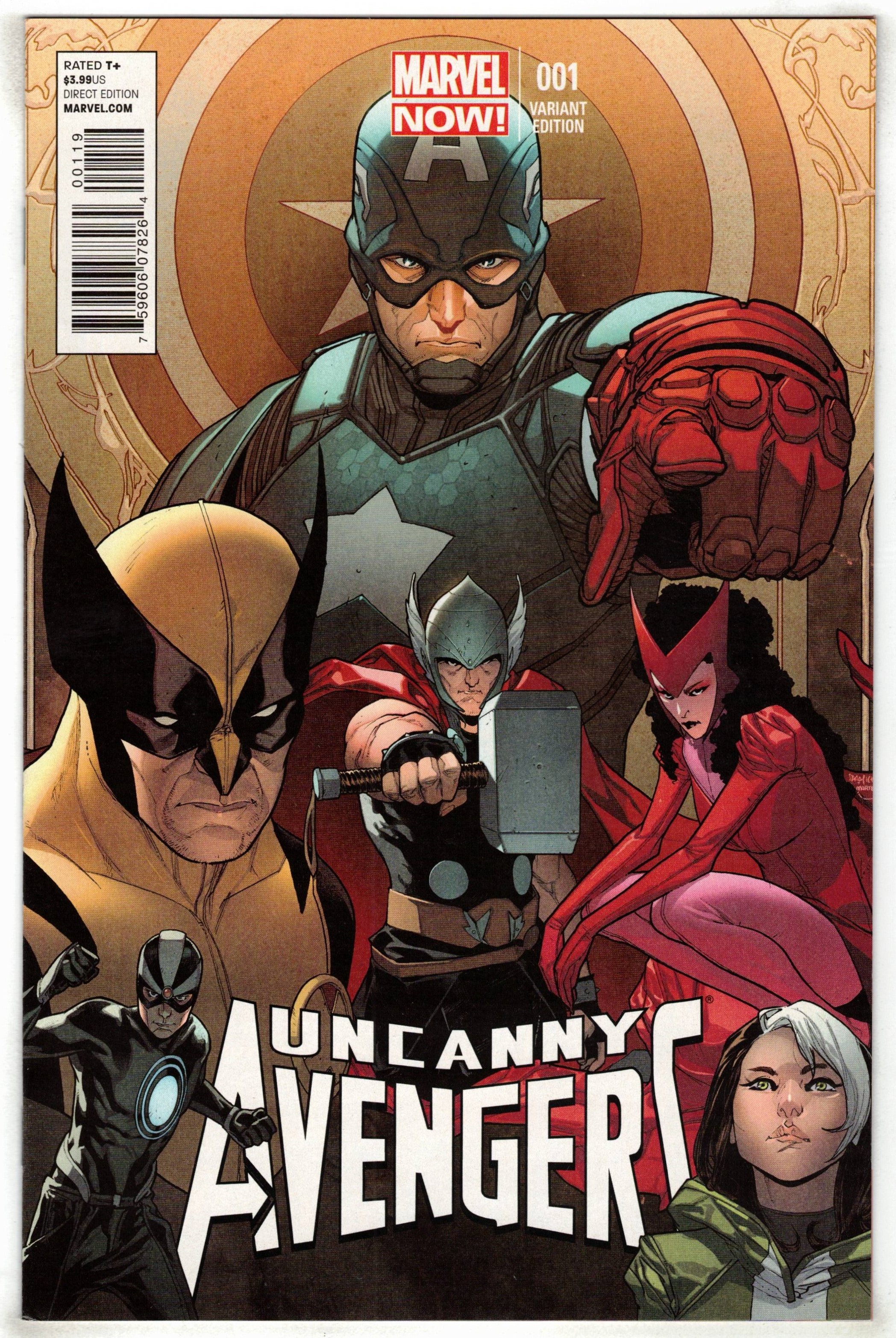 Uncanny Avengers #1 1:20 Sara Pichelli Variant Marvel 2012 VF/NM