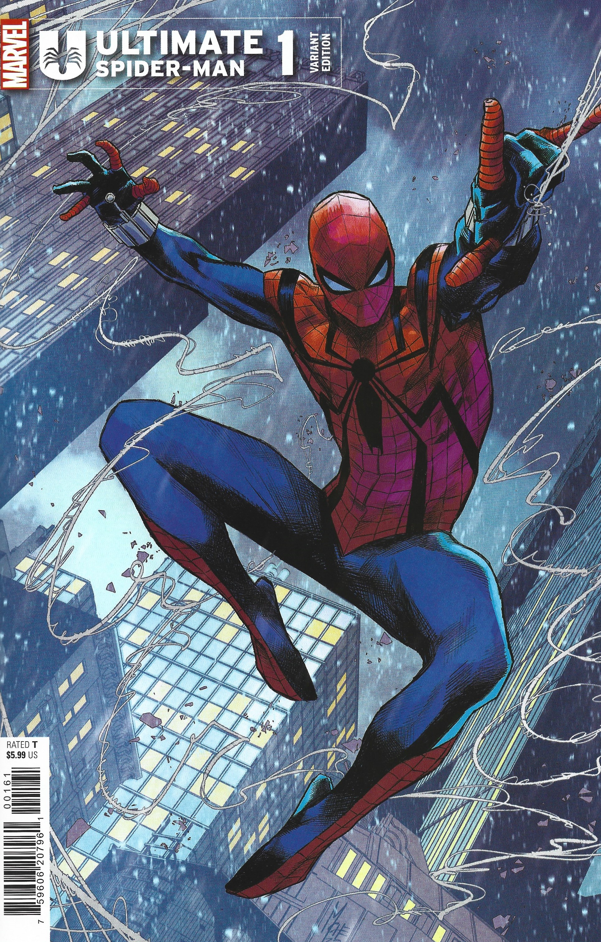 Ultimate Spider-Man #1 Marco Checchetto Costume Tease B Variant