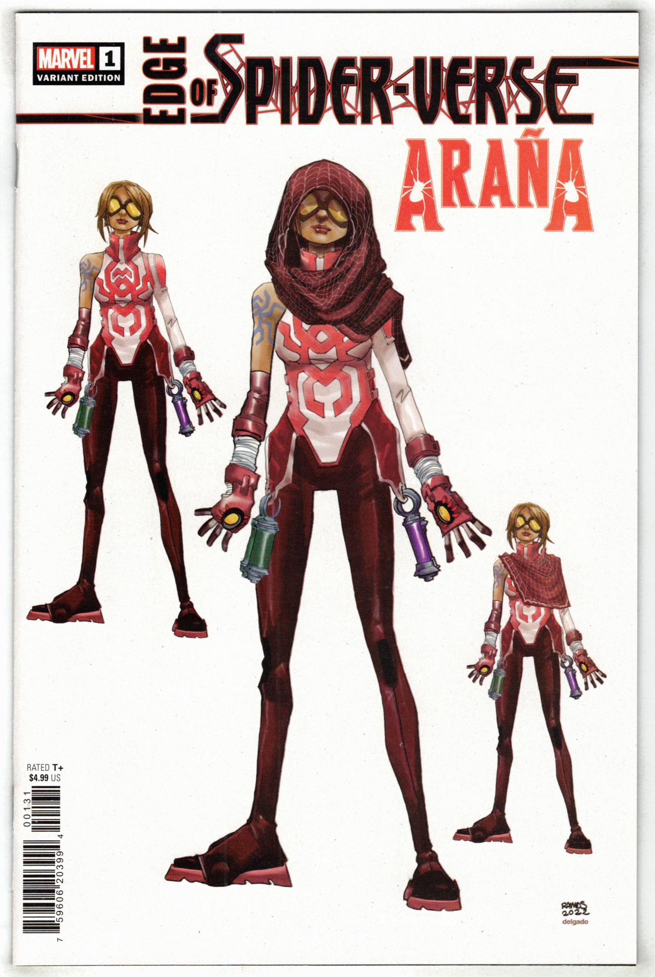 Edge of Spider-Verse #1 1:10 Ramos Arana Design Var 1st Spider-Rex