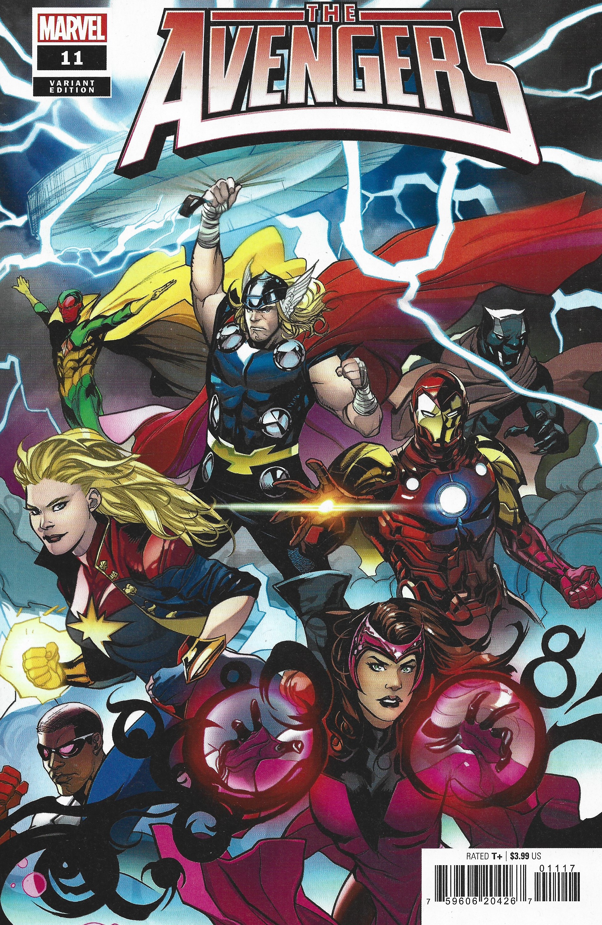 Avengers #11 1:25 Ema Lupacchino Variant Jed MacKay Marvel 2023