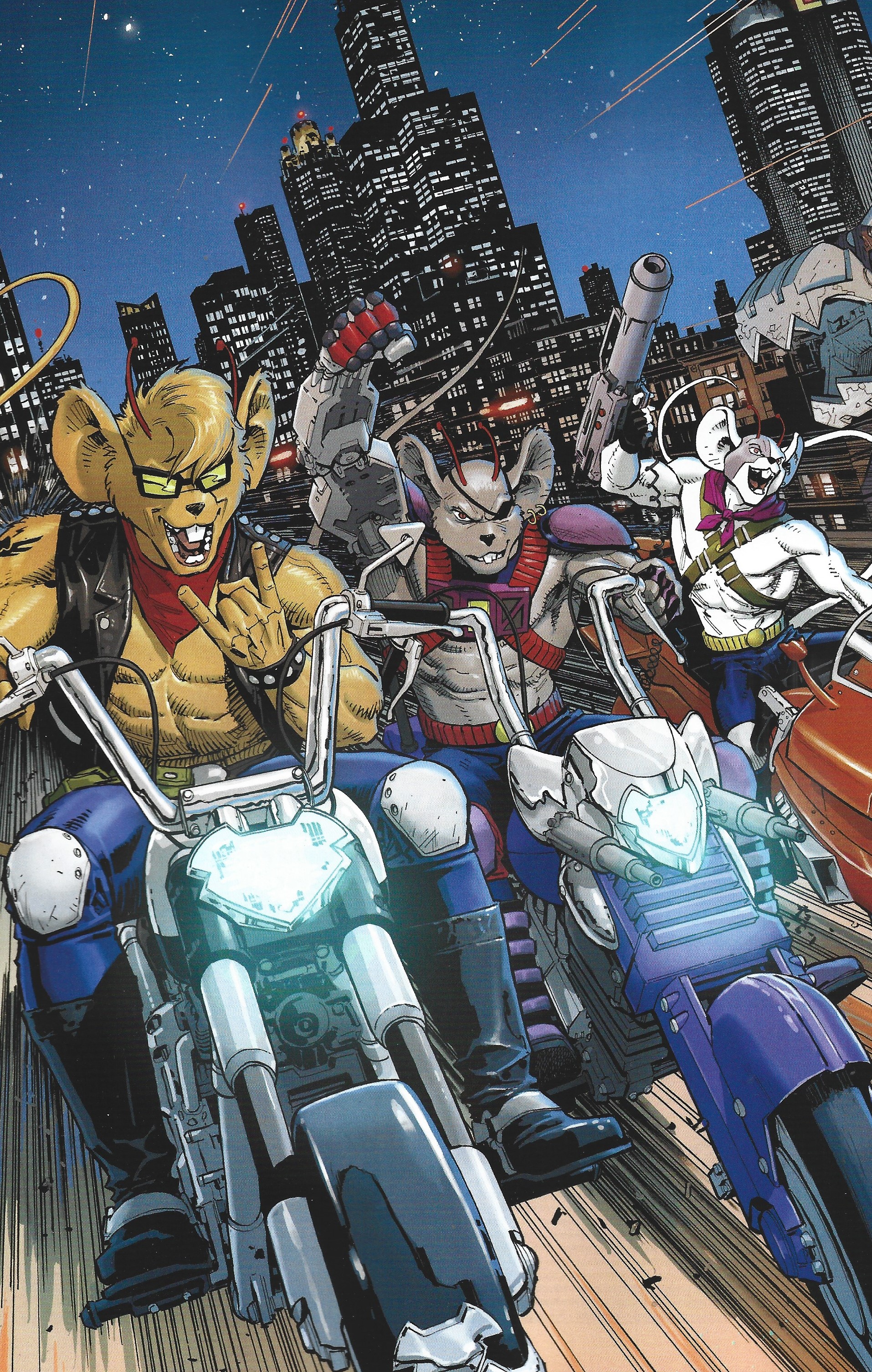 Biker Mice From Mars #1 1:10 Dustin Weaver Variant Oni Press 2024