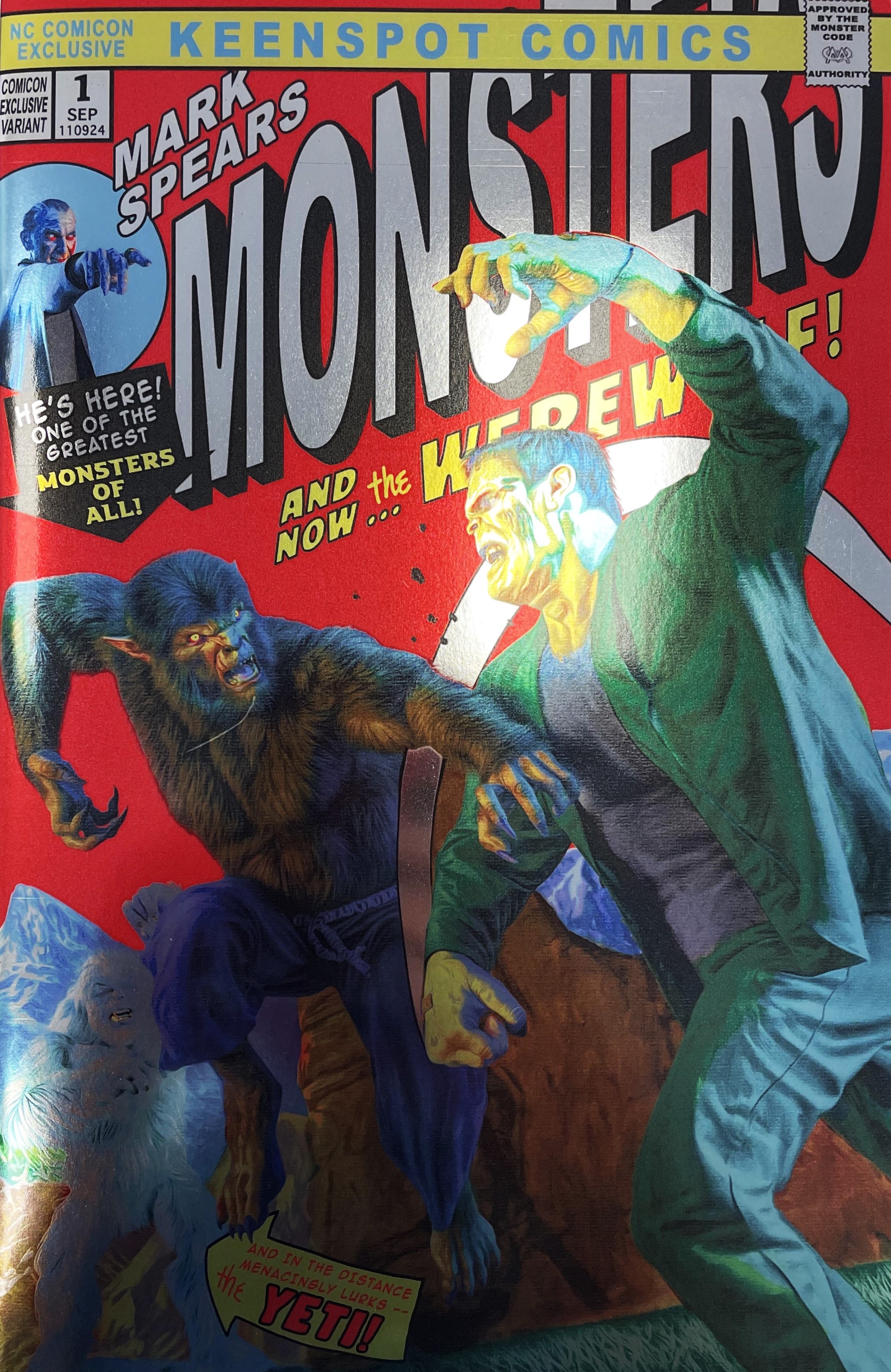 Mark Spears Monsters #1 Ultimate Comics Exclusive Hulk 181 Homage