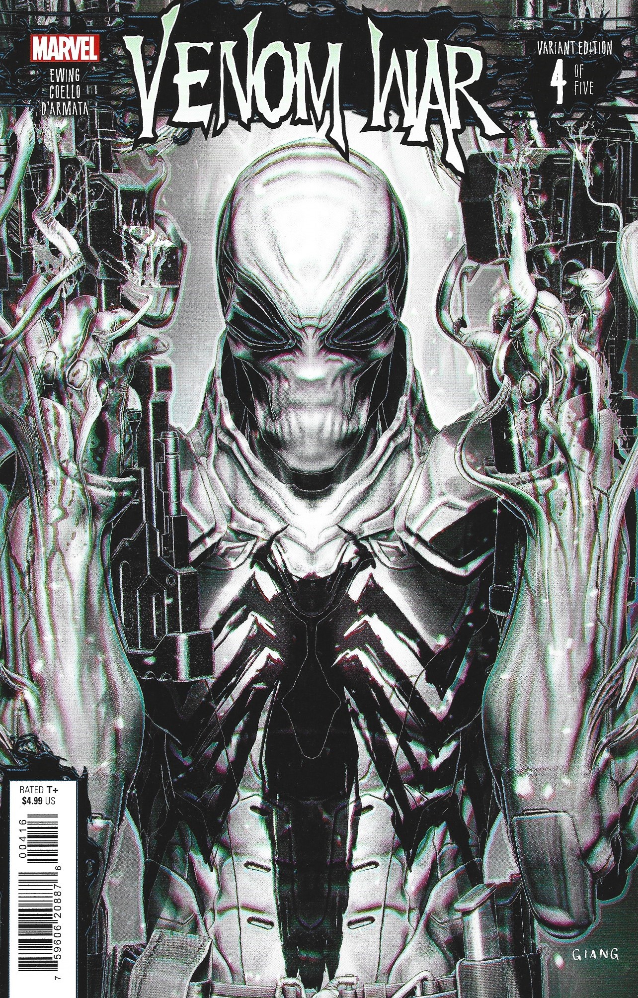 Venom War #4 1:25 John Giang Variant Marvel 2024 – Ultimate Comics
