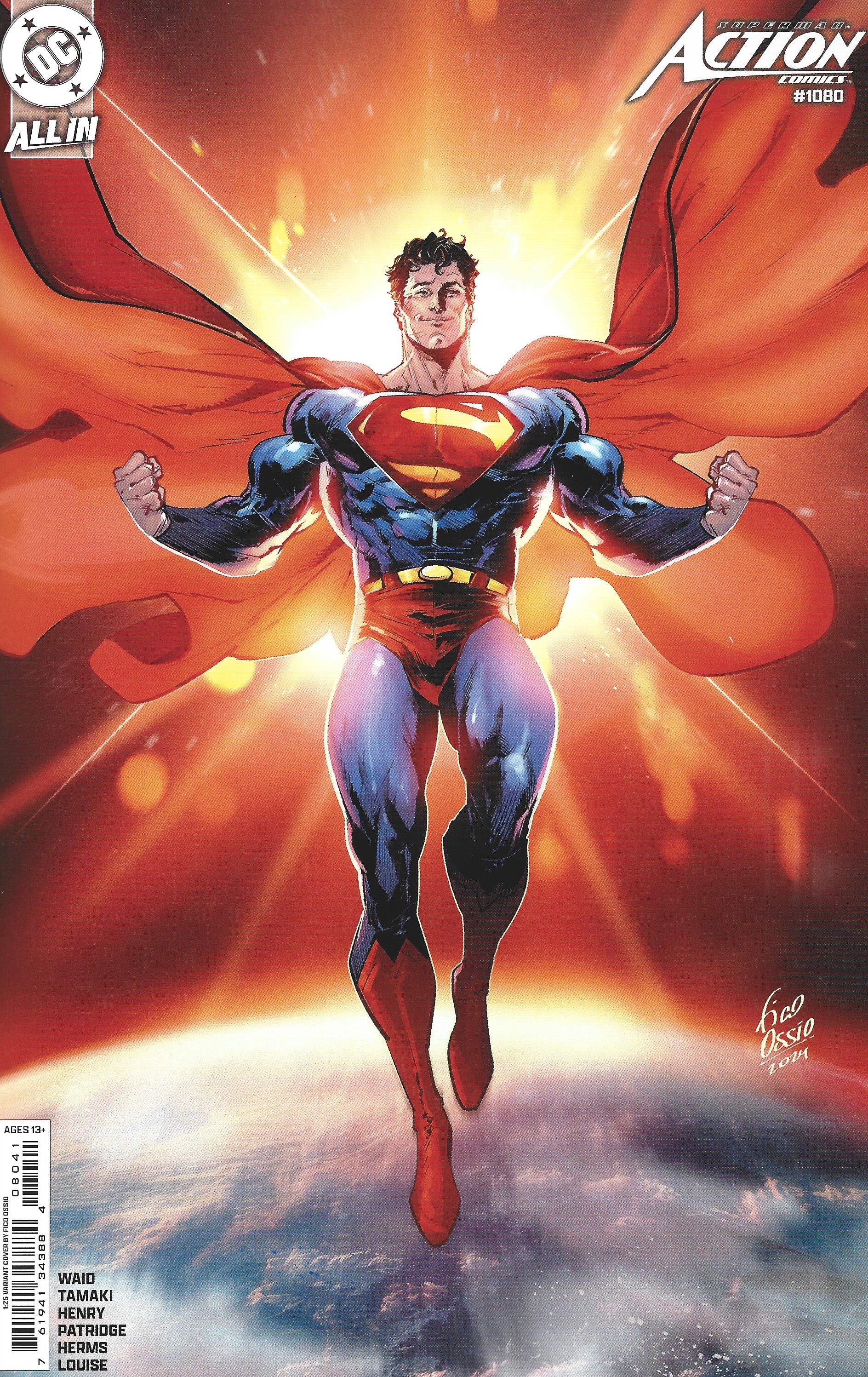 Action Comics #1080 1:25 Fico Ossio Variant DC 2016 – Ultimate Comics
