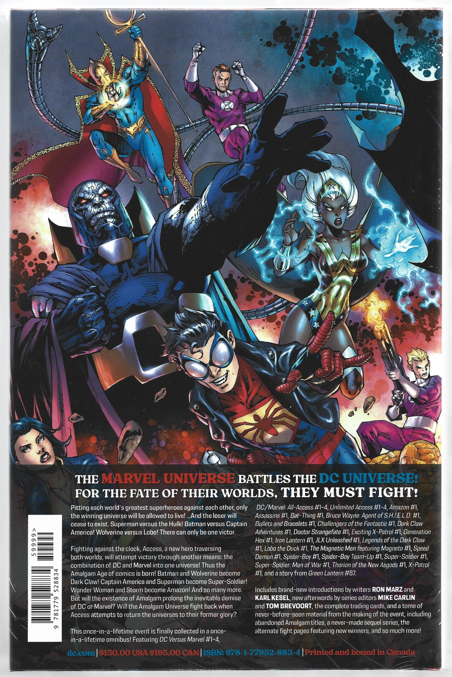 DC Versus Marvel the Amalgam Age Omnibus Jim Lee DM Wraparound