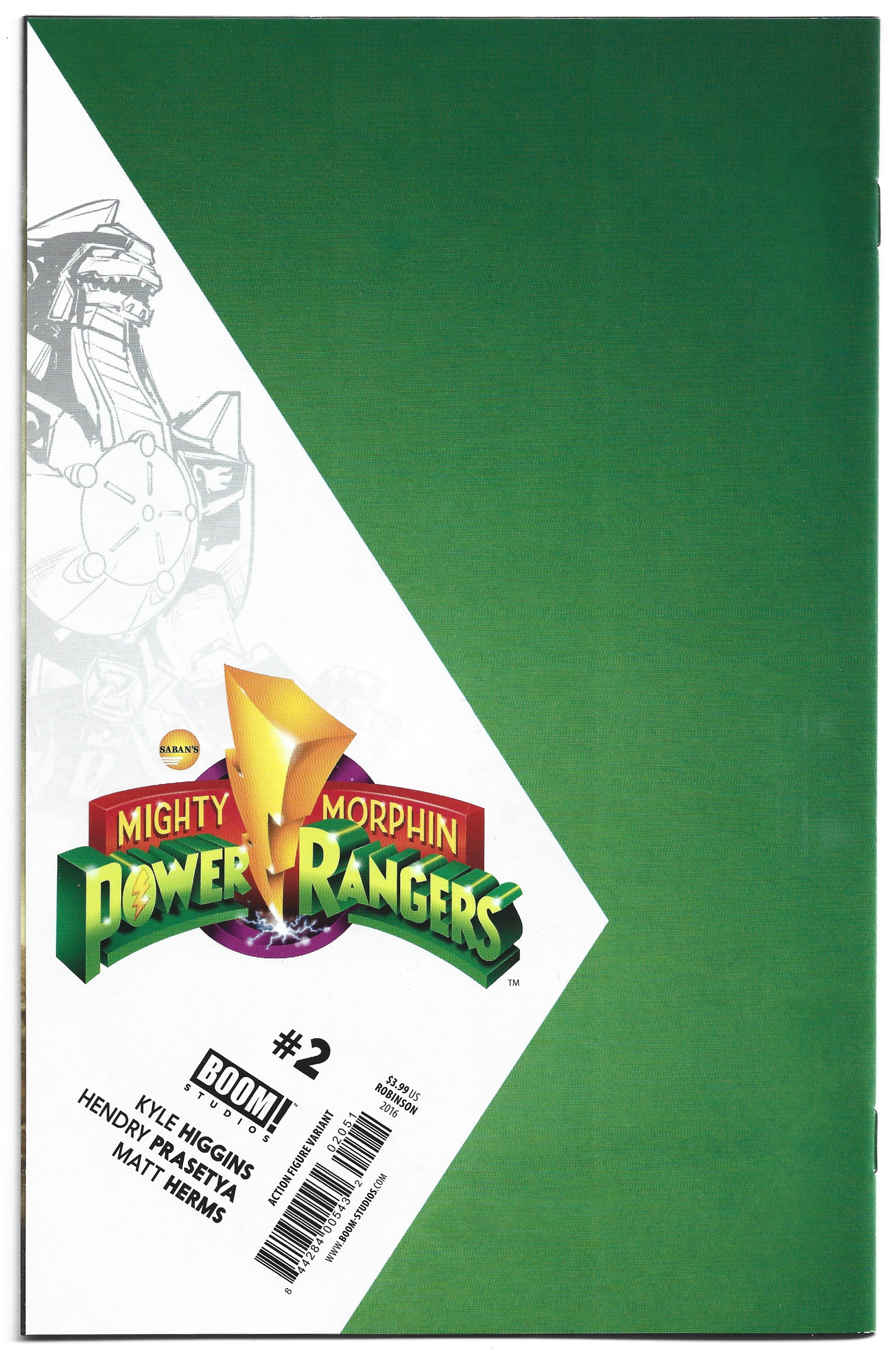 Mighty Morphin Power Rangers #2 Red Ranger Action Figure Variant