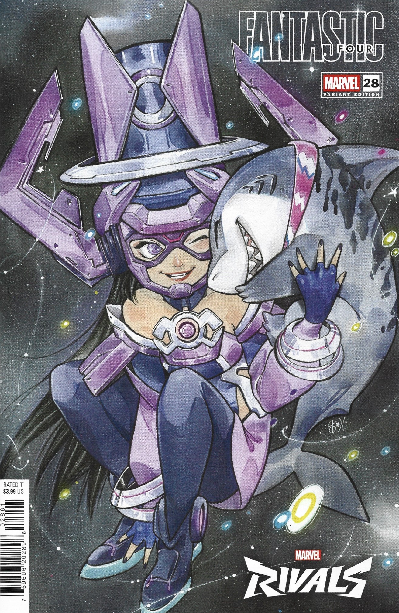 Fantastic Four #28 Peach Momoko Marvel Rivals Variant Galacta Jeff