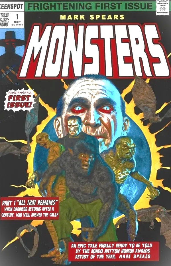 Monsters #1 Mark Spears Ultimate Comics Star Wars Homage Metal