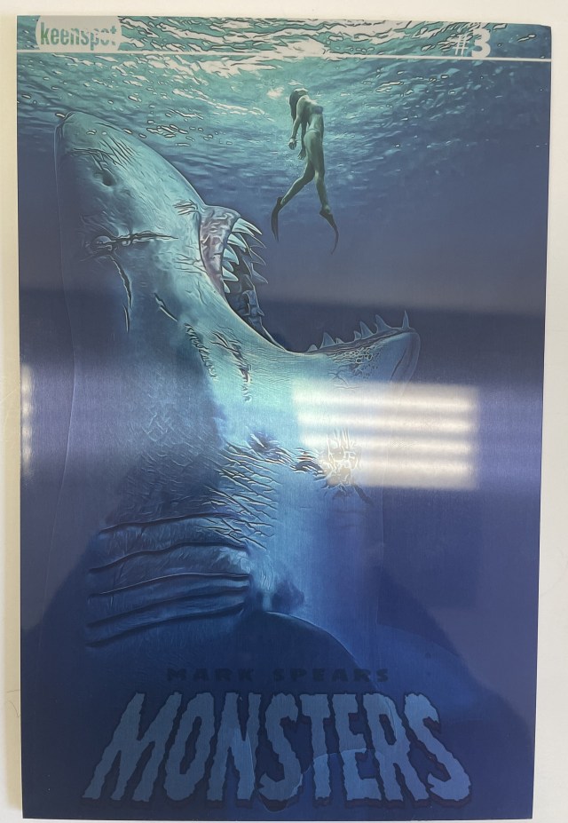 Mark Spears Monsters #3 Cover G Metal Cover Jaws Ltd 900 Keenspot