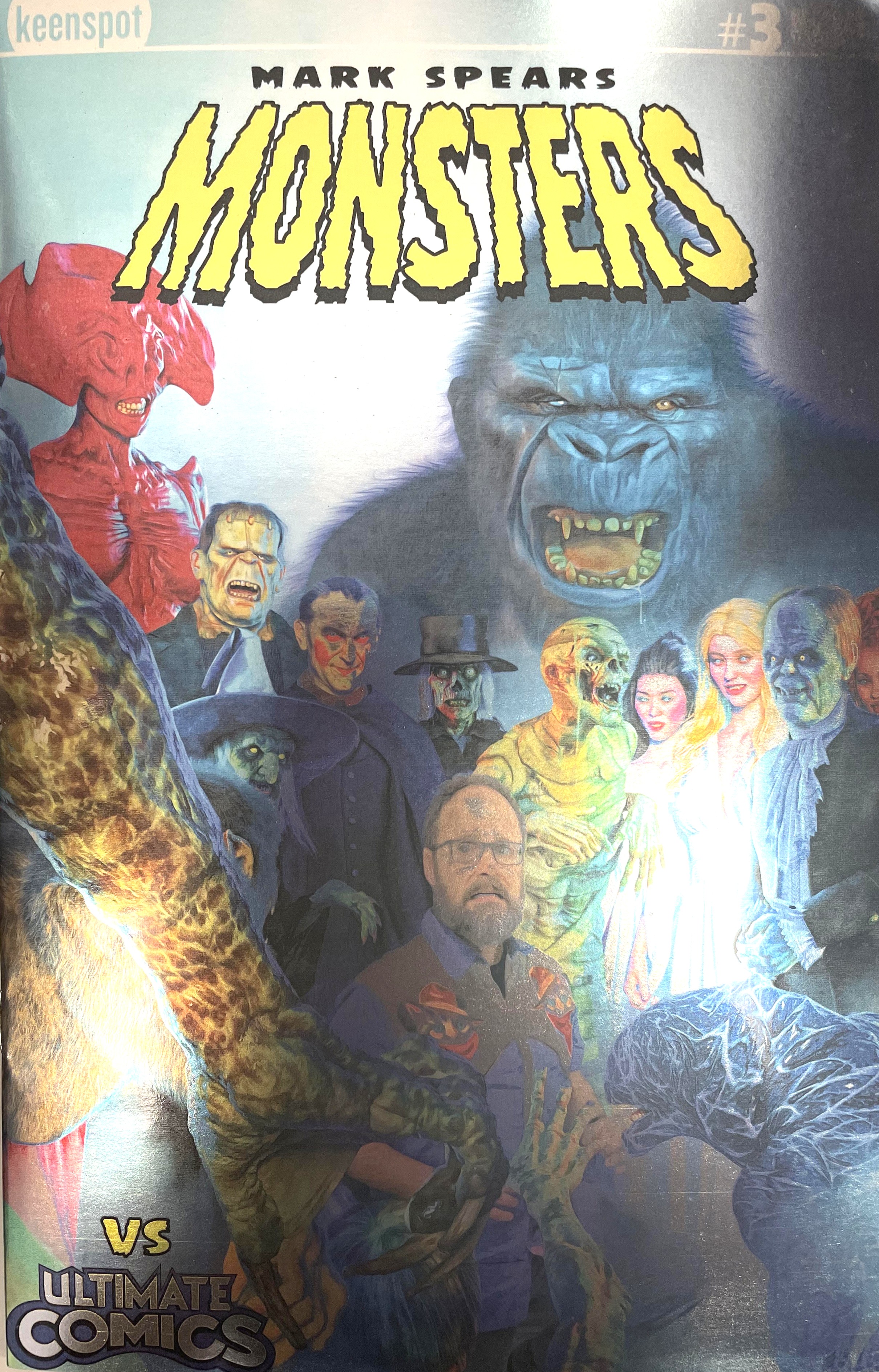Mark Spears Monsters #3 Ultimate Comics Alan Gill Exclusive Foil Variant Keenspot