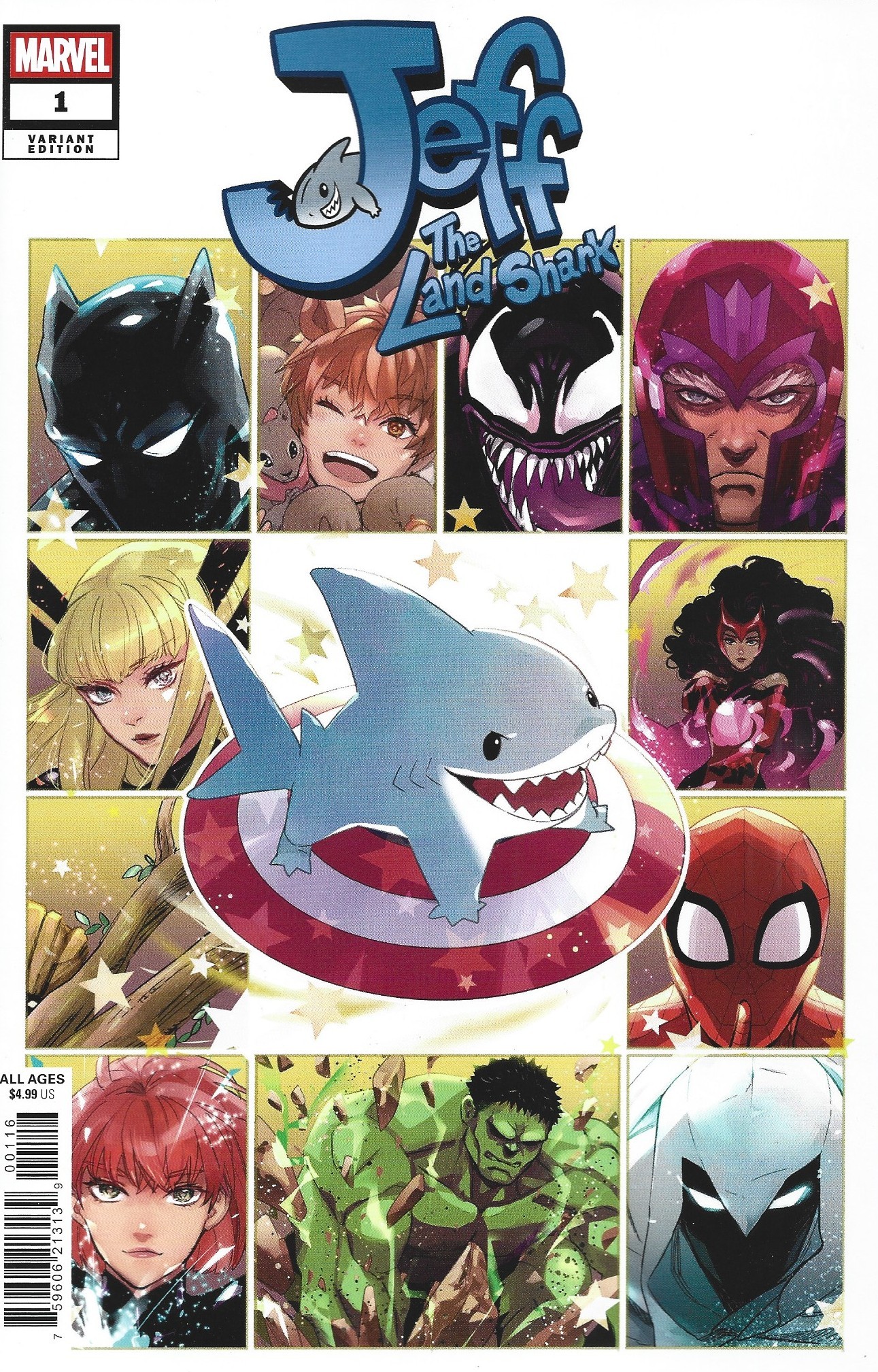 Jeff the Land Shark #1 1:25 Nao Fuji Variant Marvel 2025