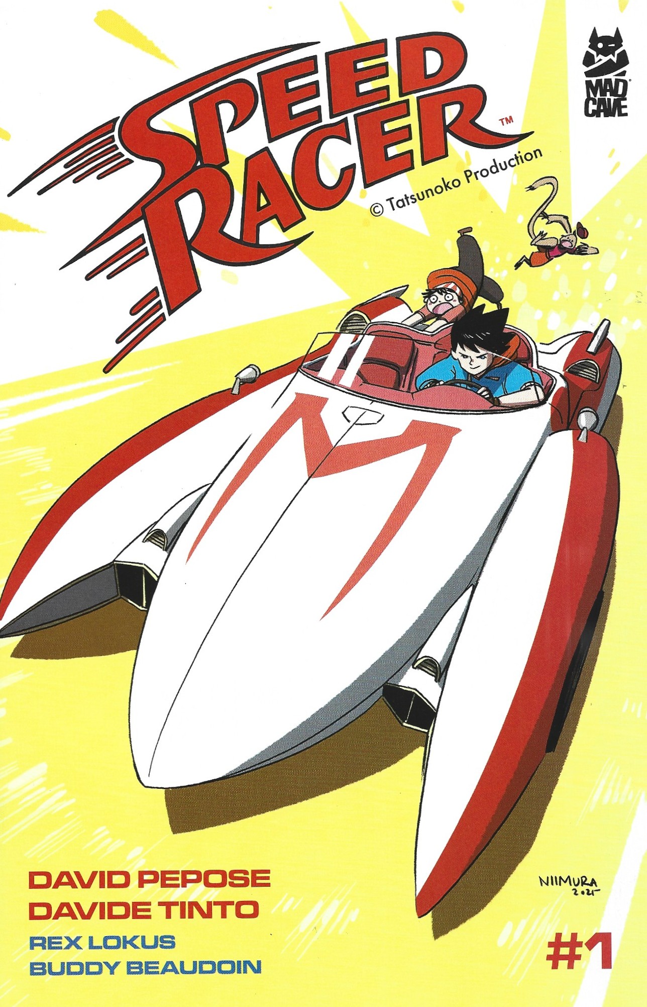 Speed Racer #1 1:20 J.M. Ken Niimura Variant Mad Cave 2025
