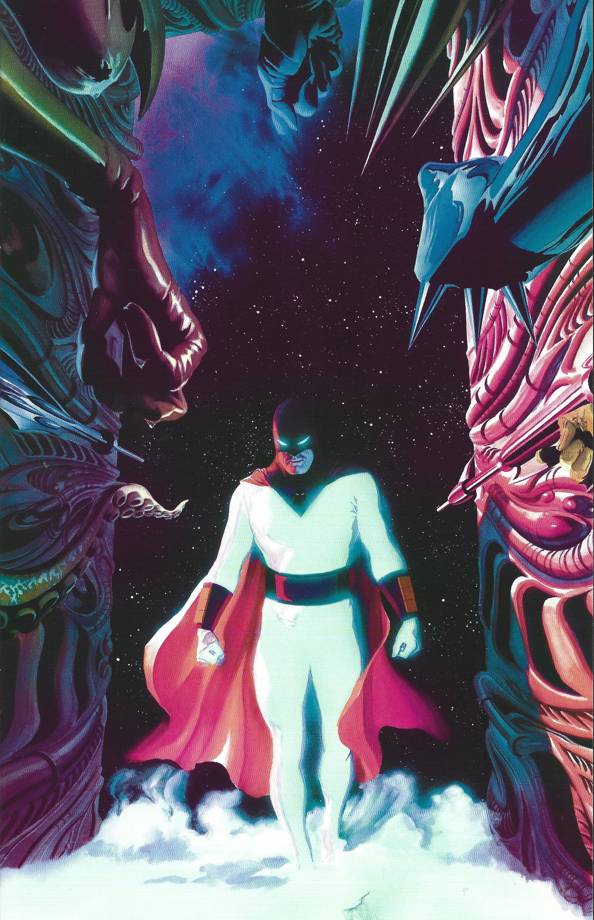 Space Ghost #1 1:7 Alex Ross Ultraviolet Virgin Variant Dynamite
