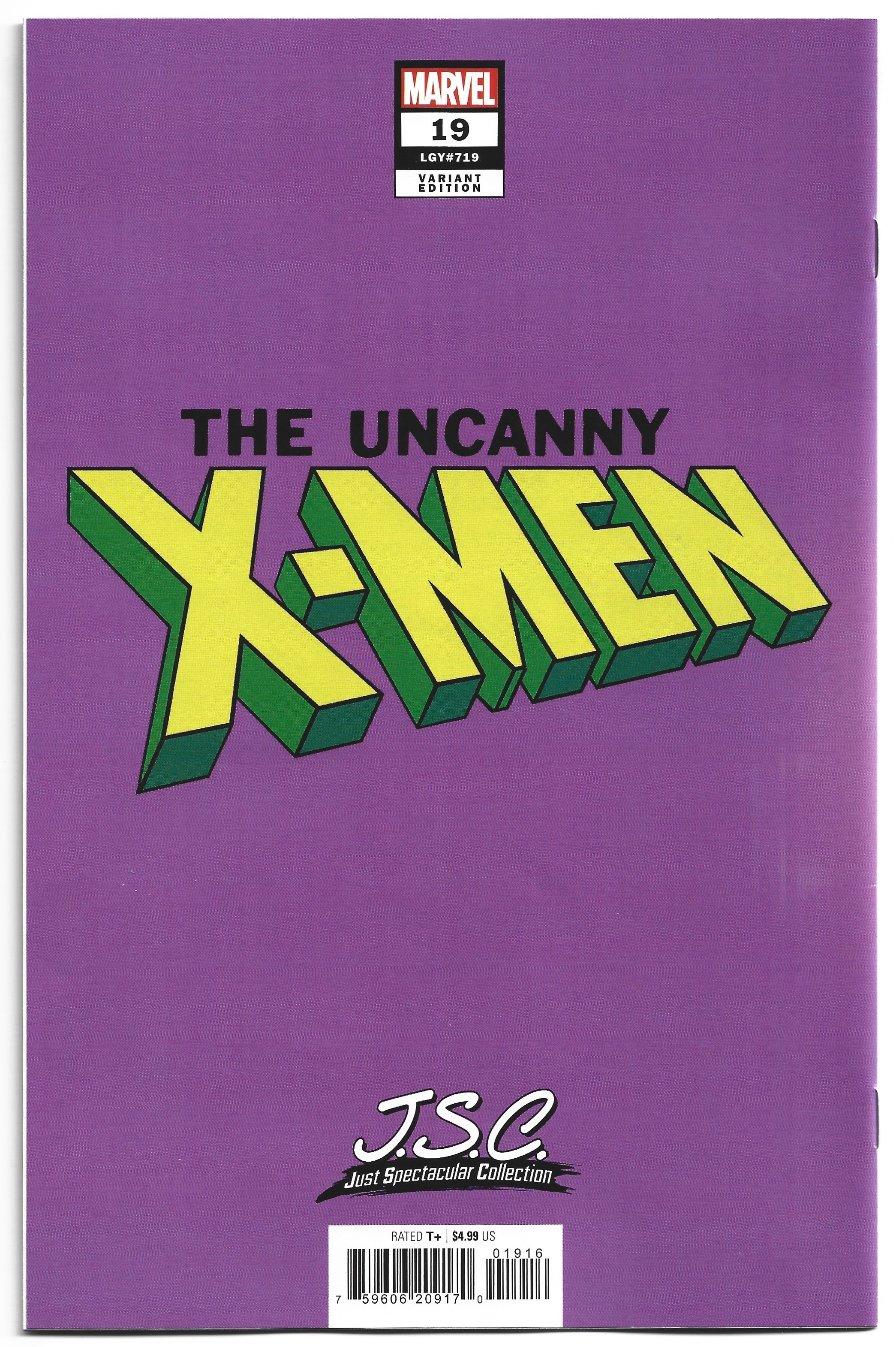 Uncanny X-Men #19 1:100 J Scott Campbell Virgin Variant Rogue