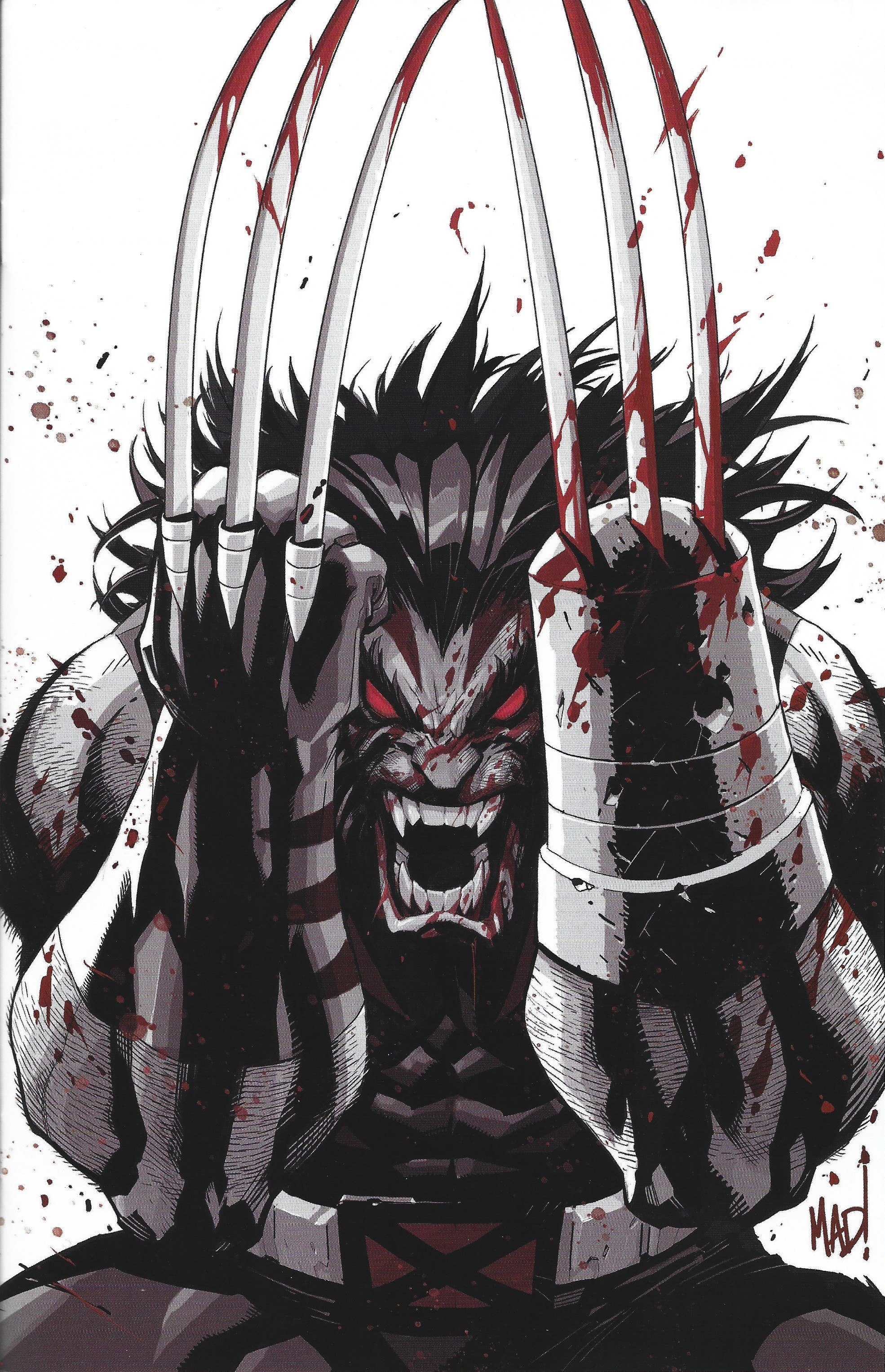 X-Men of Apocalypse Alpha #1 1:200 Joe Madureira B&W Blood Virgin