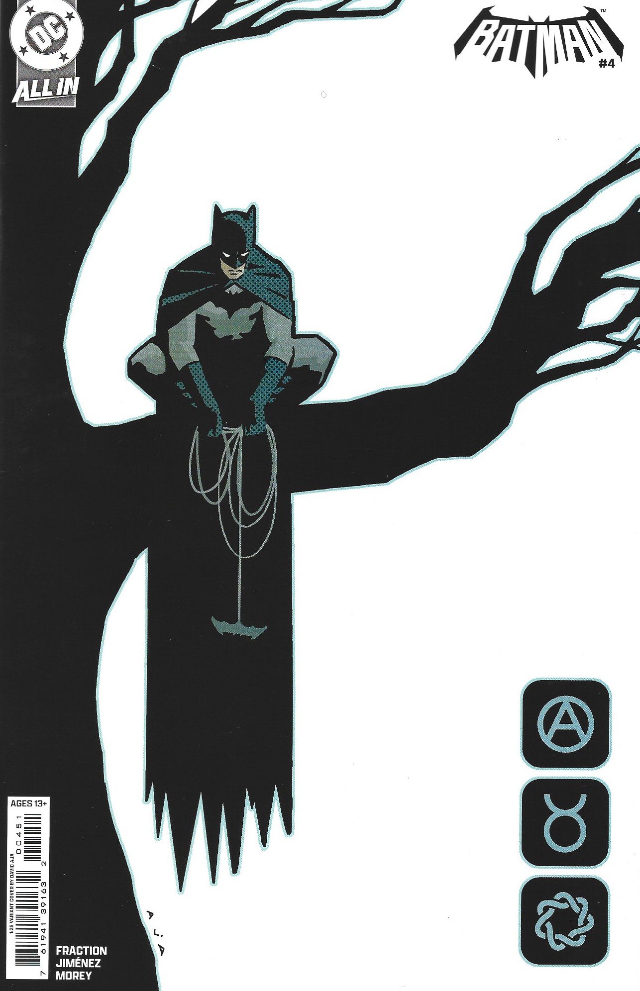 Batman #4 1:25 David Aja Variant Matt Fraction Marvel 2025 Batman #4 1:25 David Aja Variant Matt Fraction Marvel 2025