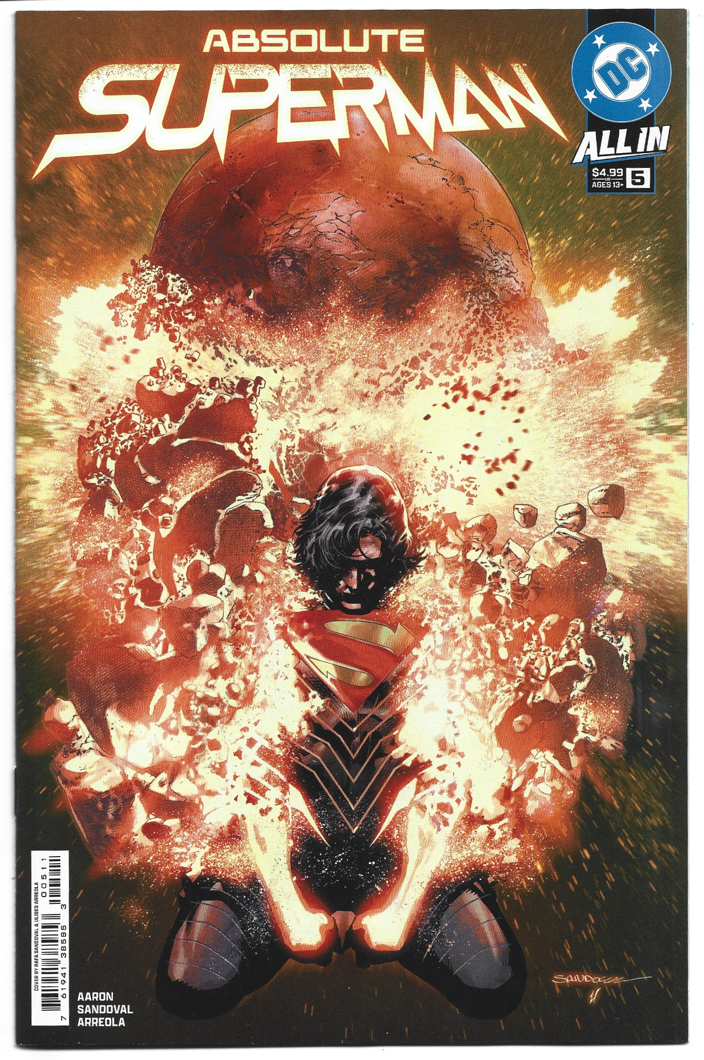 Absolute Superman #5 1st Print Rafa Sandoval A Cover DC 2024 Aaron VF/NM