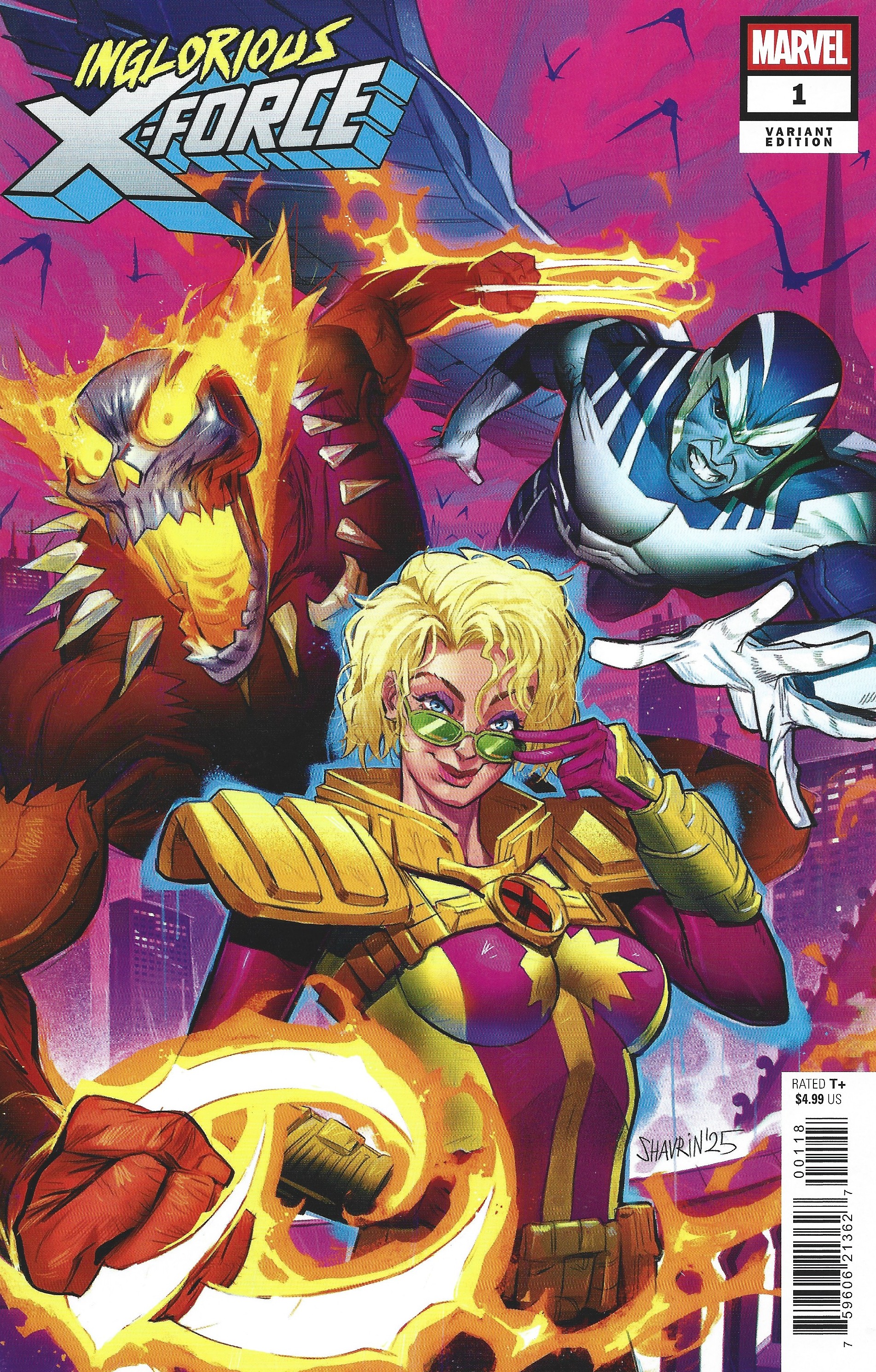 Inglorious X-Force #1 1:25 Ivan Shavrin Variant Marvel 2026