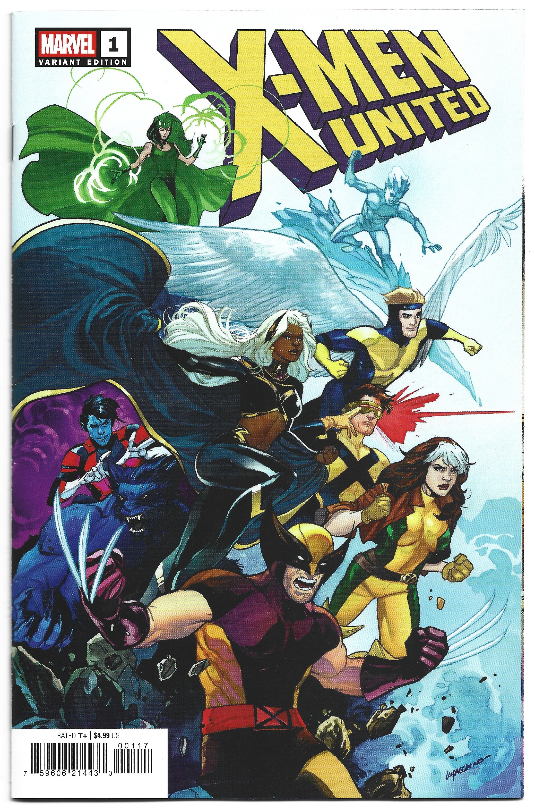 X-Men United #1 1:25 Ema Lupacchino Variant Marvel 2026 Eve L