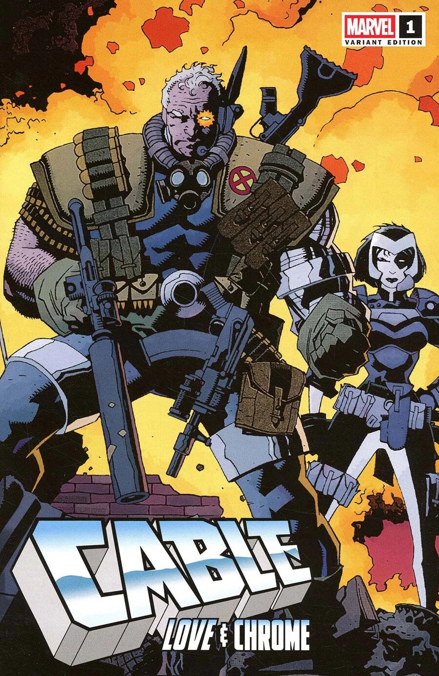 Cable Love & Chrome #1 1:50 Mignola Variant Marvel 2025