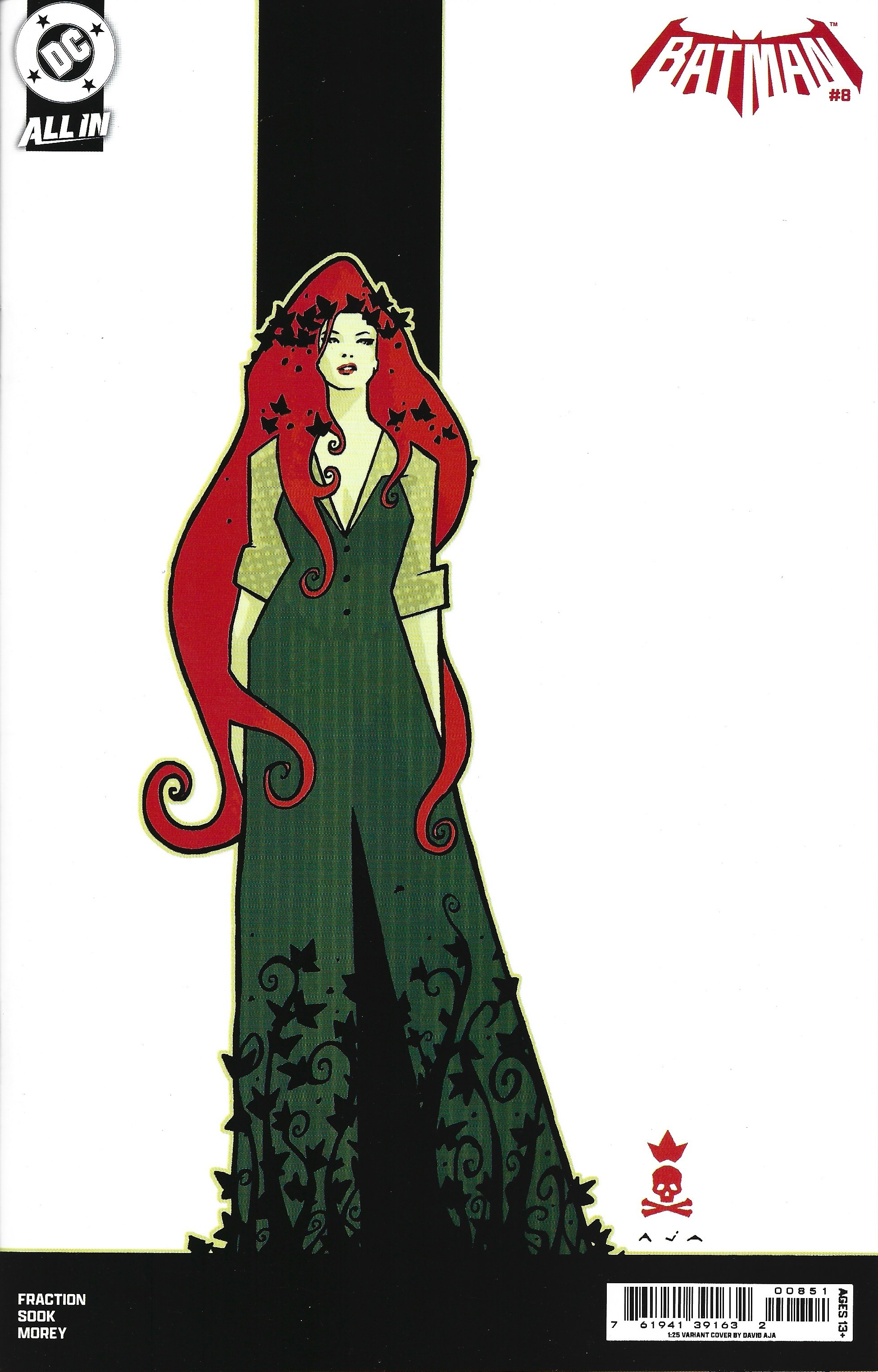 Batman #8 1:25 David Aja Poison Ivy Variant 2025 Matt Fraction