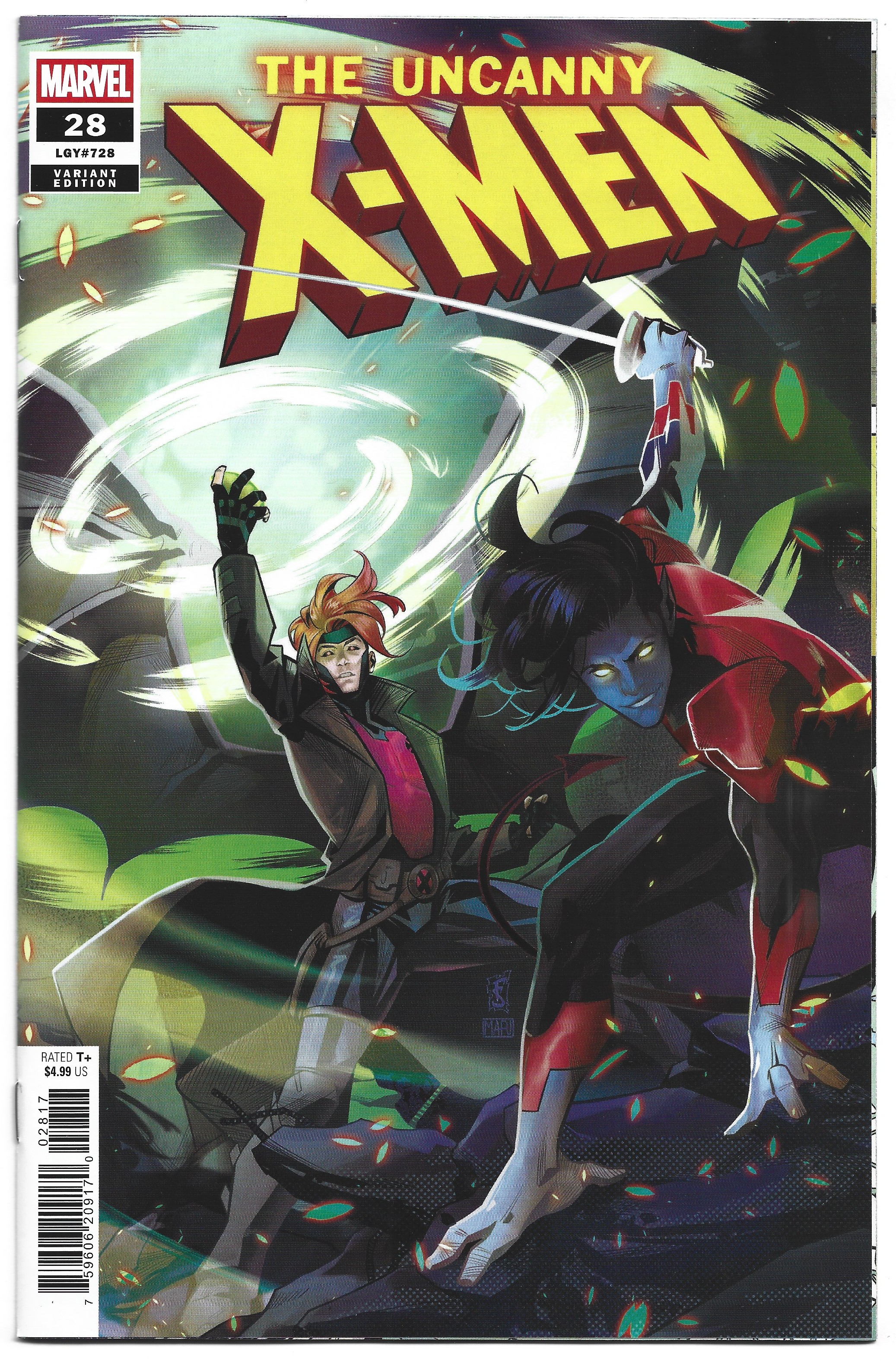 Uncanny X-Men #28 1:25 Federico Sabbatini Variant Marvel 2024 Gail Simone VF/NM