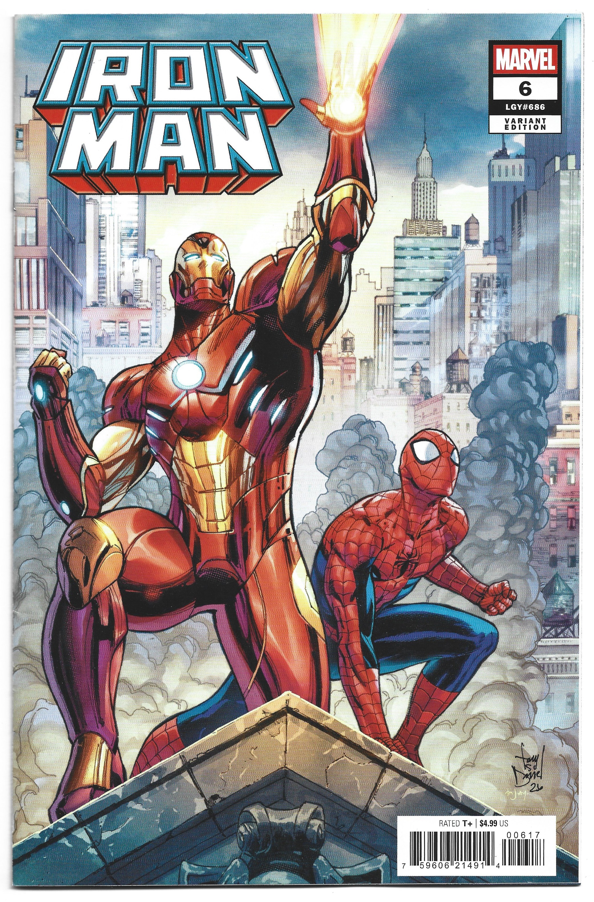 Iron Man #6 1:25 Tony S Daniel Variant Marvel 2026 Joshua