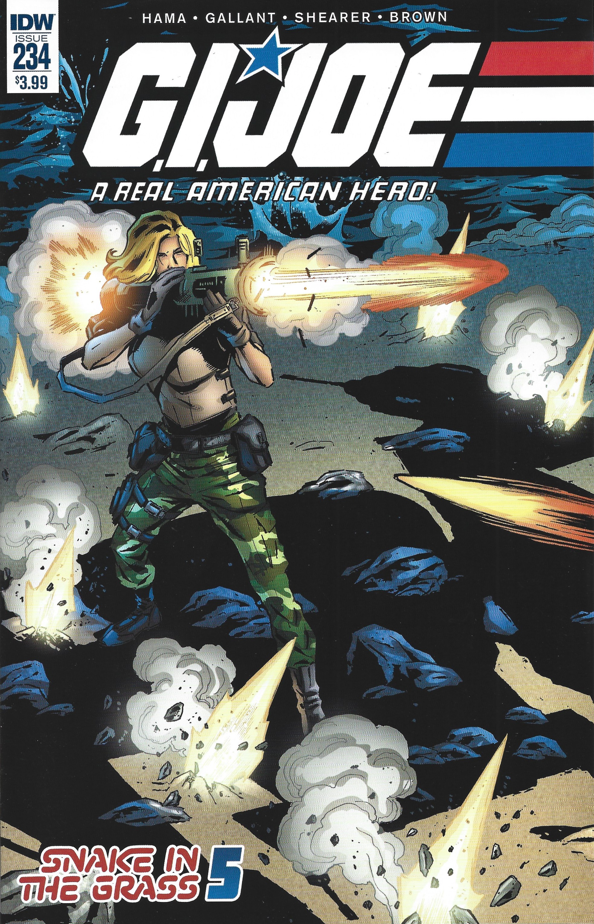 GI Joe A Real American Hero #234 S L Gallant Cover A IDW 2010 Larry Hama