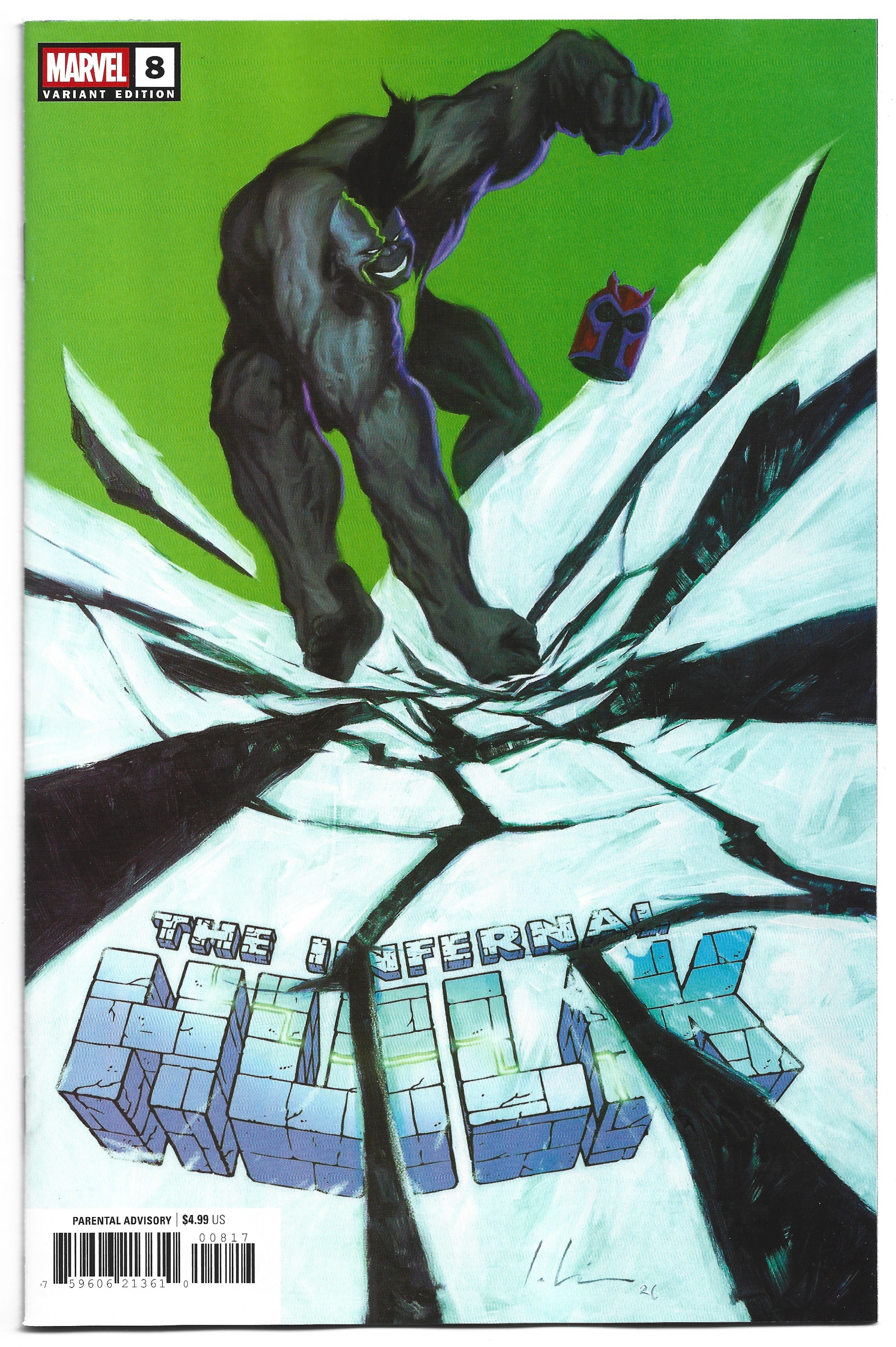 Infernal Hulk #8 1:25 Jeremy Wilson Variant Marvel 2025 PK Johnson NM-