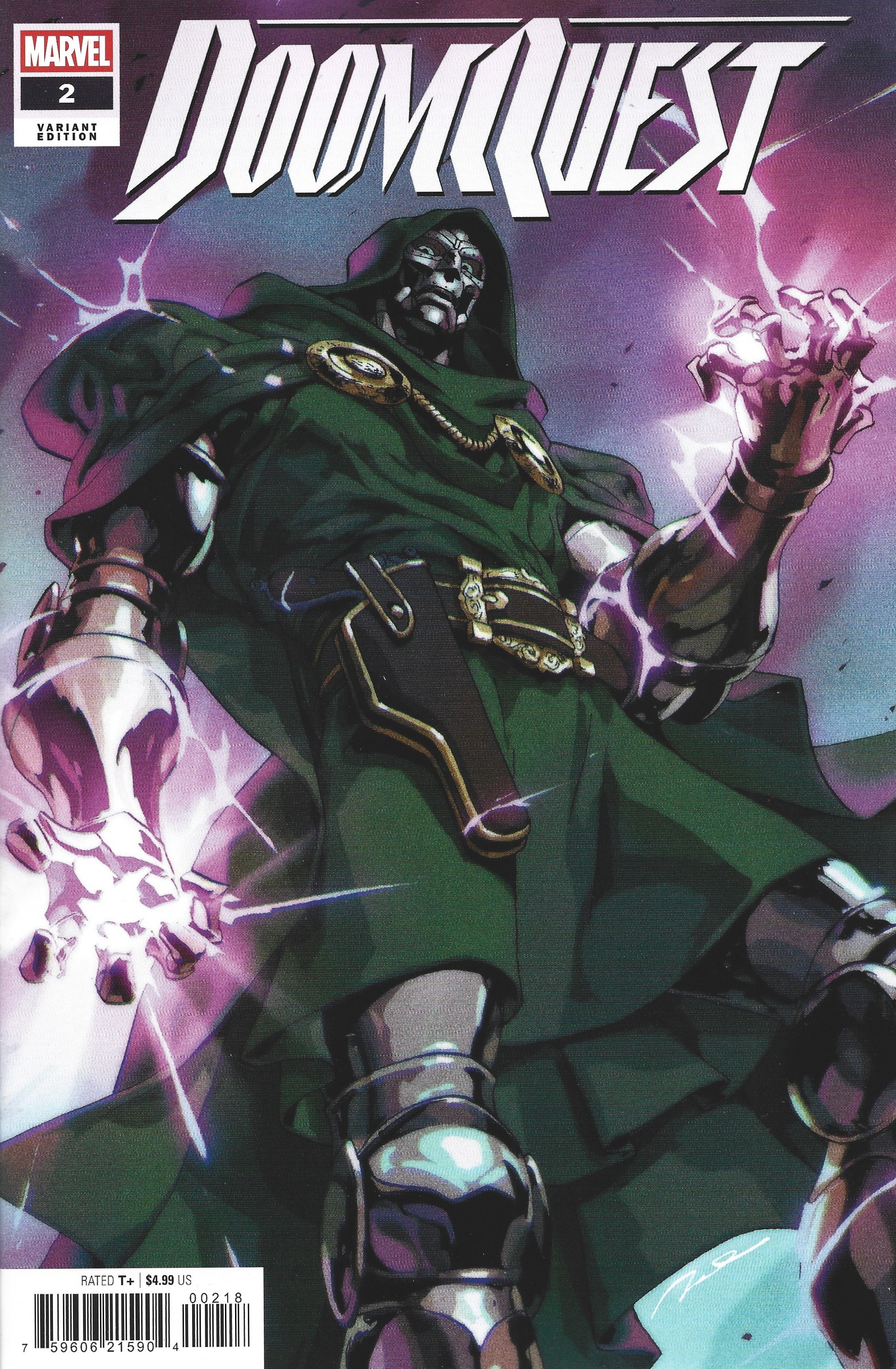 DoomQuest #2 1:25 Gerald Parel Variant Marvel 2026 Ryan North