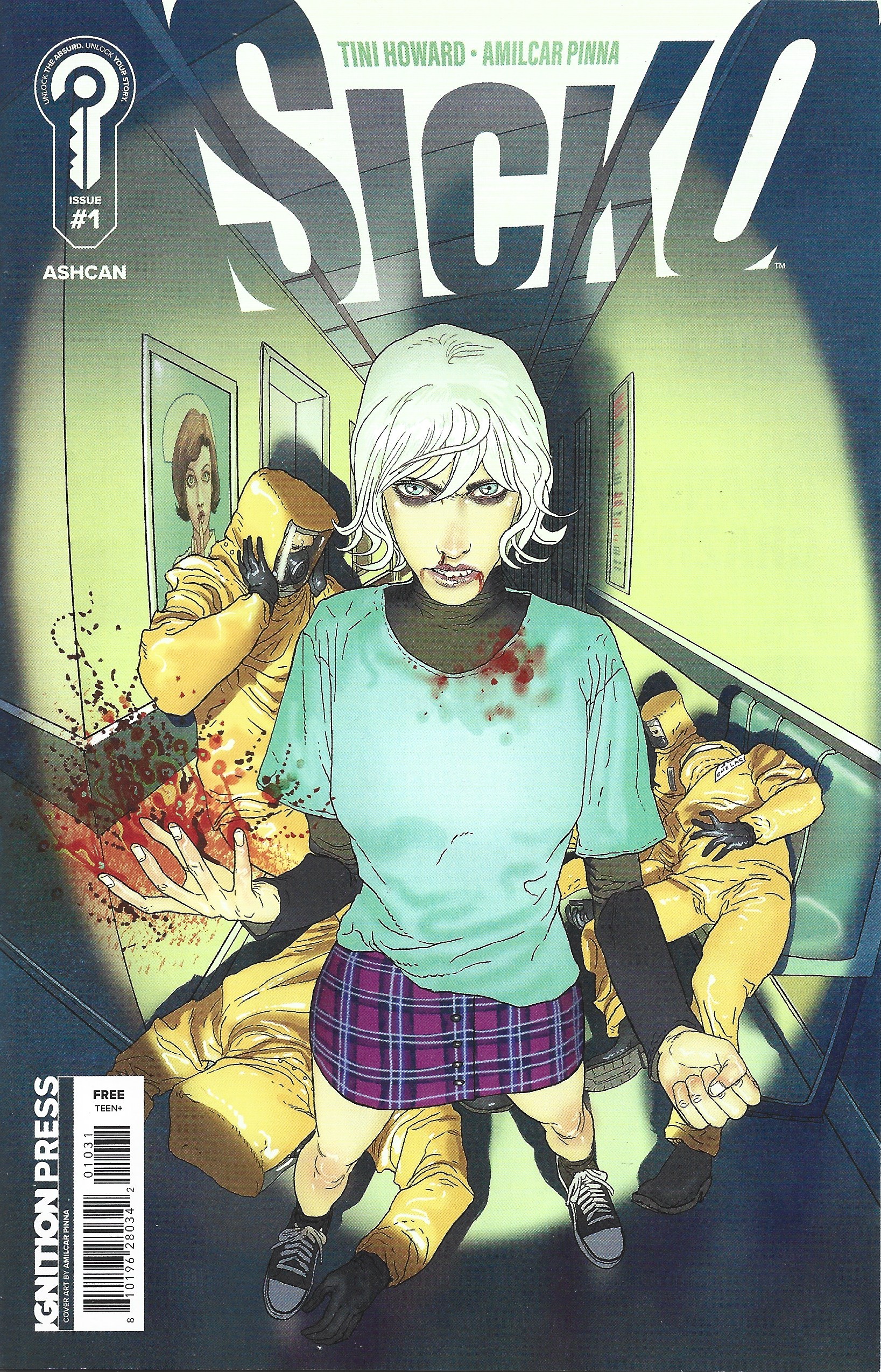 Sicko #1 Ashcan Amilcar Pinna Cover Ignition Press 2026 Tini Howard