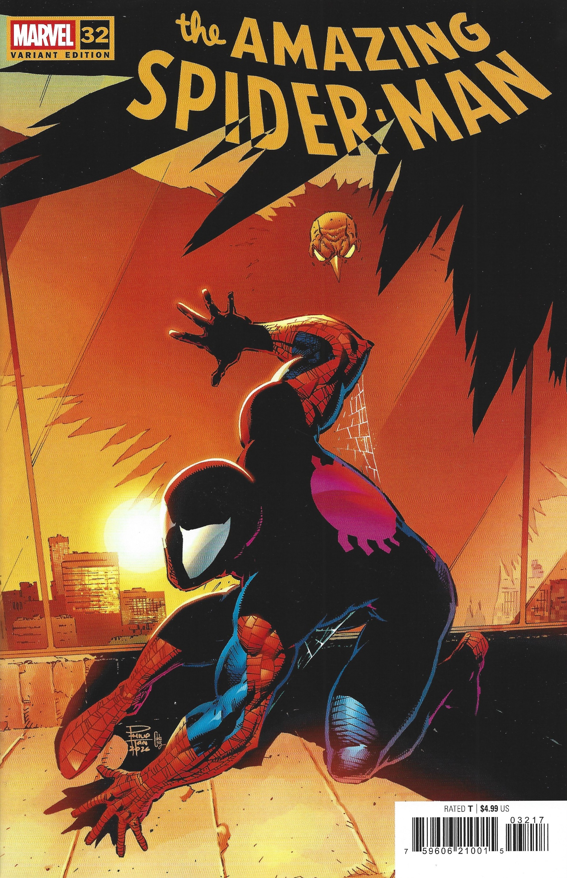 Amazing Spider-Man #32 1:25 Philip Tan Variant Marvel 2025 Joe Kelly