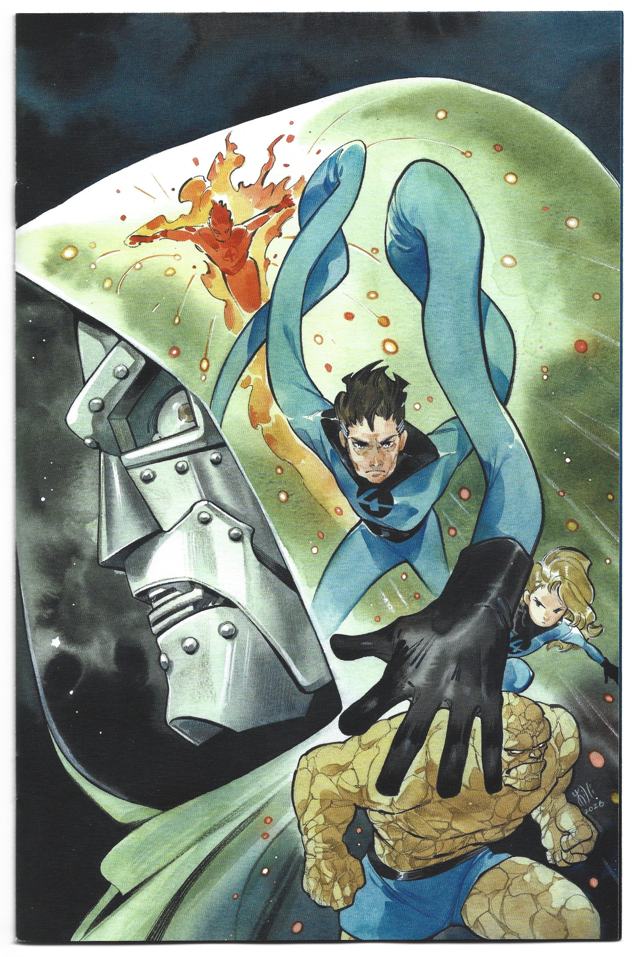 Challenges of Doom Mr Fantastic #1 1:100 Momoko Virgin Var Marvel 2026 VF/NM