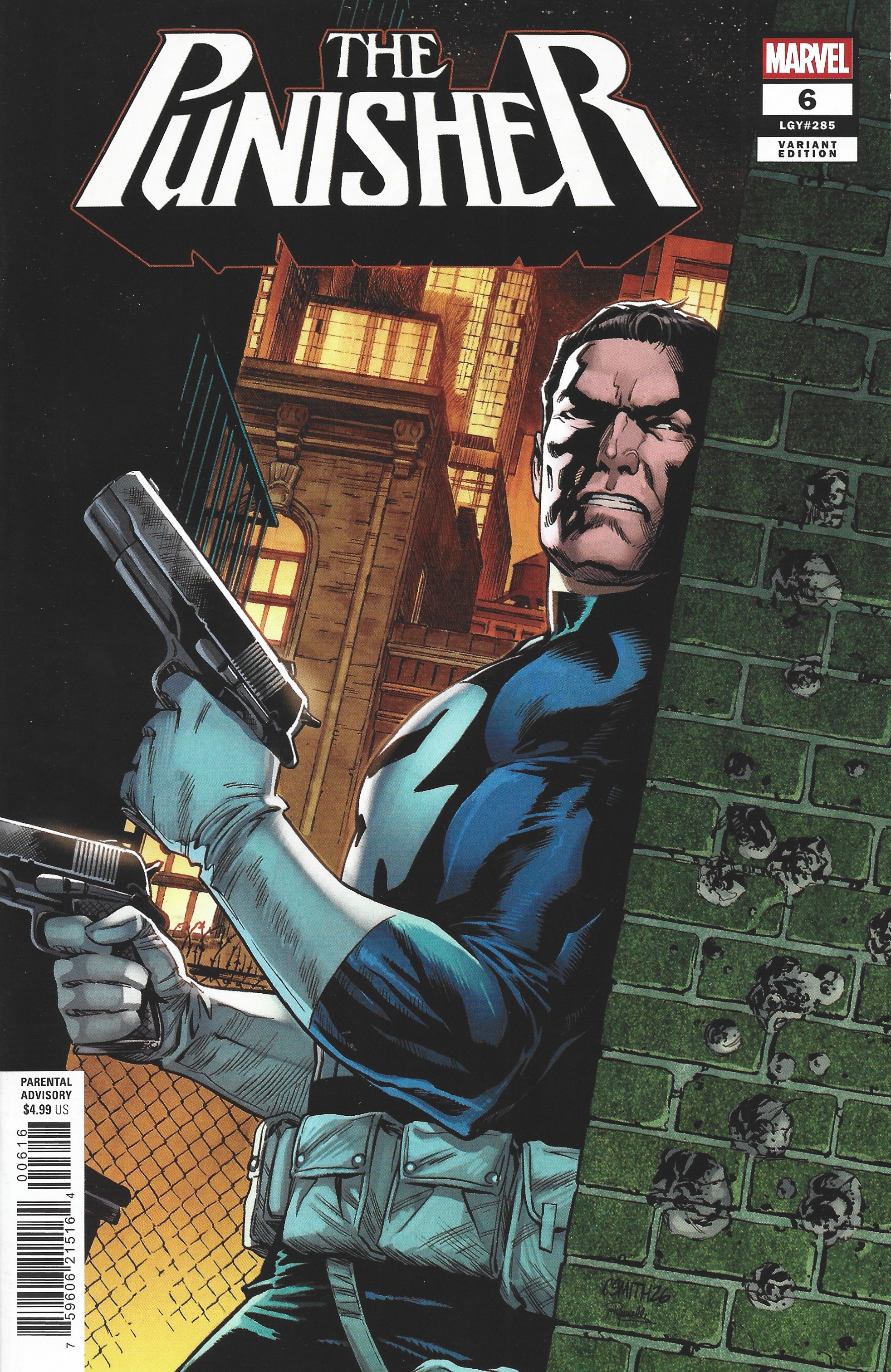 Punisher #6 1:25 Cory Smith Variant Marvel 2026 Benjamin Percy