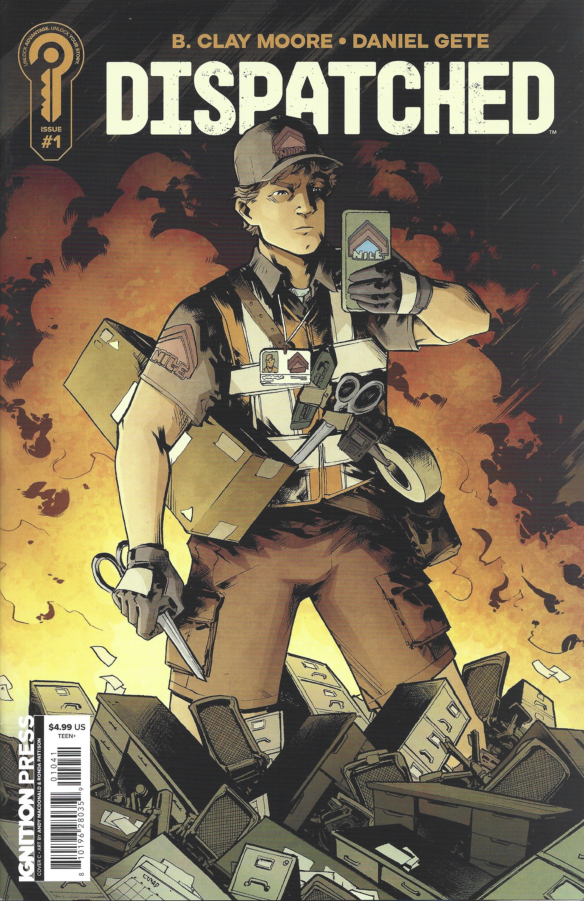 Dispatched #1 1:10 Andy MacDonald Variant Ignition Press 2026 B Clay Moore